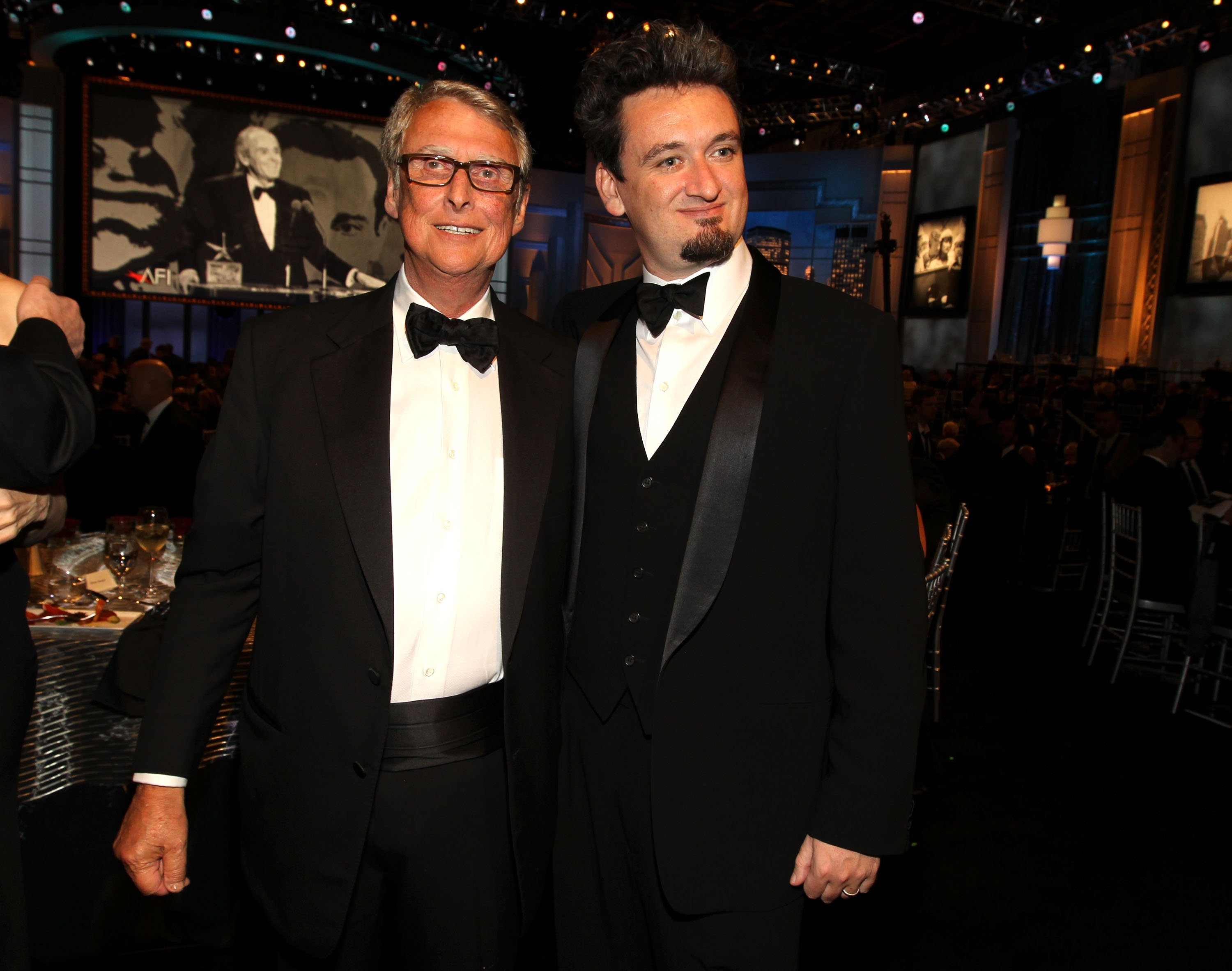 Mike Nichols and his son Max Nichols at the 38th AFI Life Achievement Award honoring Mike Nichols in 2010 in Culver City, CA.  |  Source: Getty Images