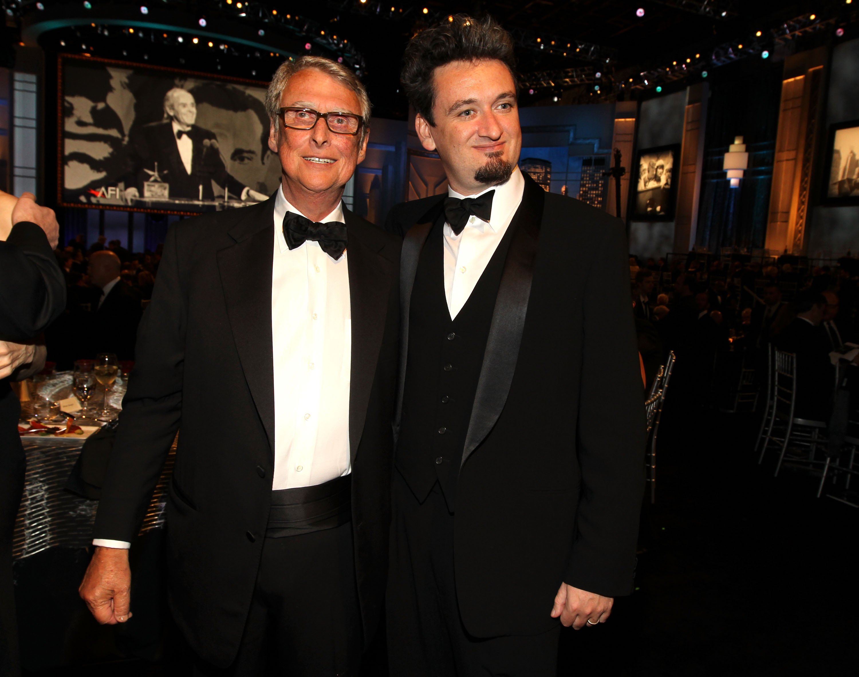 Mike Nichols and son Max Nichols at the 38th AFI Life Achievement Award honoring Mike Nichols in 2010 in Culver City, California. | Source: Getty Images