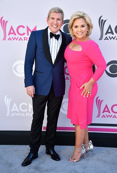 Todd Chrisley and Julie Chrisley at Toshiba Plaza on April 2, 2017 in Las Vegas, Nevada. | Photo: Getty Images