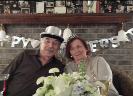 Wolf and Anita Gottschalk celebrating their wedding anniversary | Source: YouTube.com/ABC News 