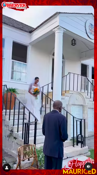 Stephanie Wash making her way to the aisle on her wedding day, posted on July 13, 2024 | Source: Instagram/jamaicaobserver