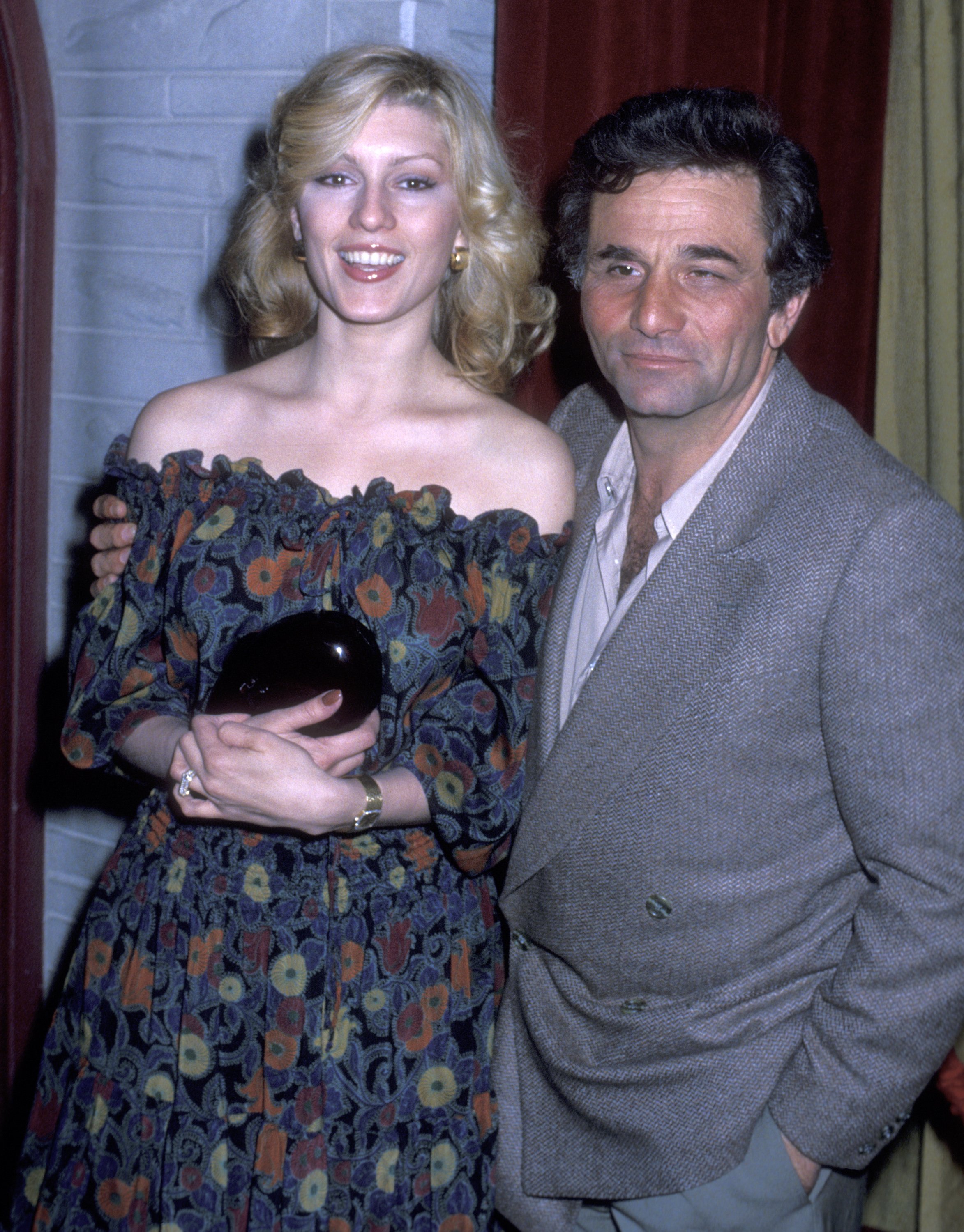 Actor Peter Falk and wife Shera Danese attend the "Paradise Alley" Film Wrap-Up Party on February 11, 1978, at Universal Studios in Universal City, California. | Source: Getty Images