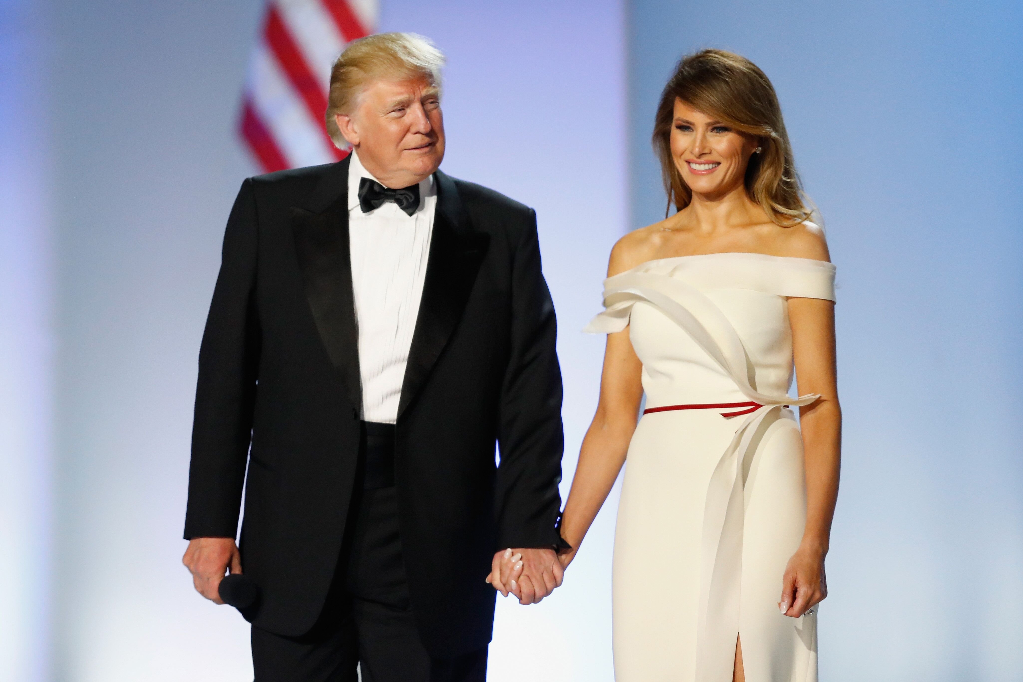 President Donald Trump and First Lady Melania Trump at the Freedom Ball on January 20, 2017 in Washington, D.C. | Source: Getty Images 