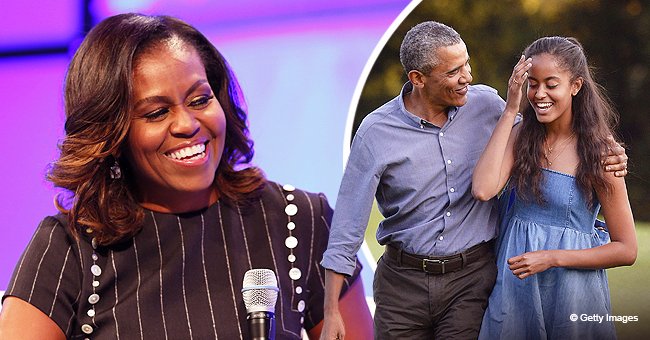 Michelle Obama Talks about Barack's Ugly, Loud Cry at Daughter Malia's ...