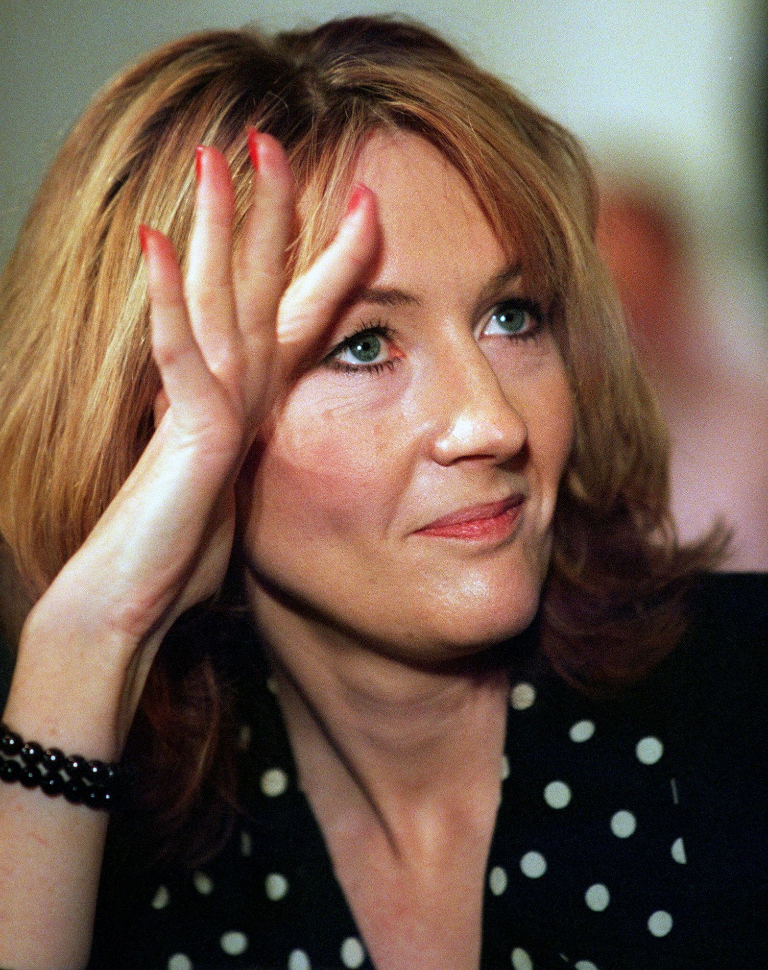 JK Rowling at a book signing on 20 October 1999 in Washington, DC. | Source: Getty Images
