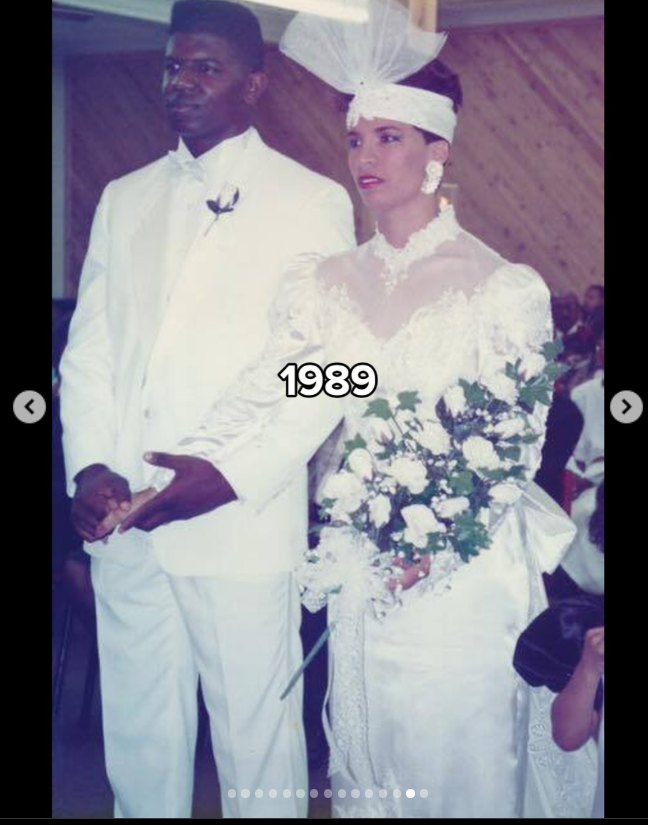 Terry Crews and Rebecca King-Crews on their wedding day in 1989, from a post dated July 29, 2025. | Source: Instagram/terrycrews