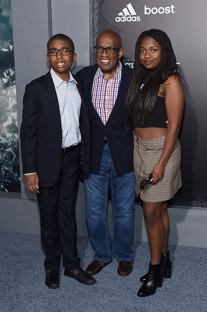 Nicholas Albert Roker, Al Roker and Leila Roker attend the "Divergent Series: Insurgent" New York Premiere at the Ziegfeld Theatre in New York City | Source: Getty Images