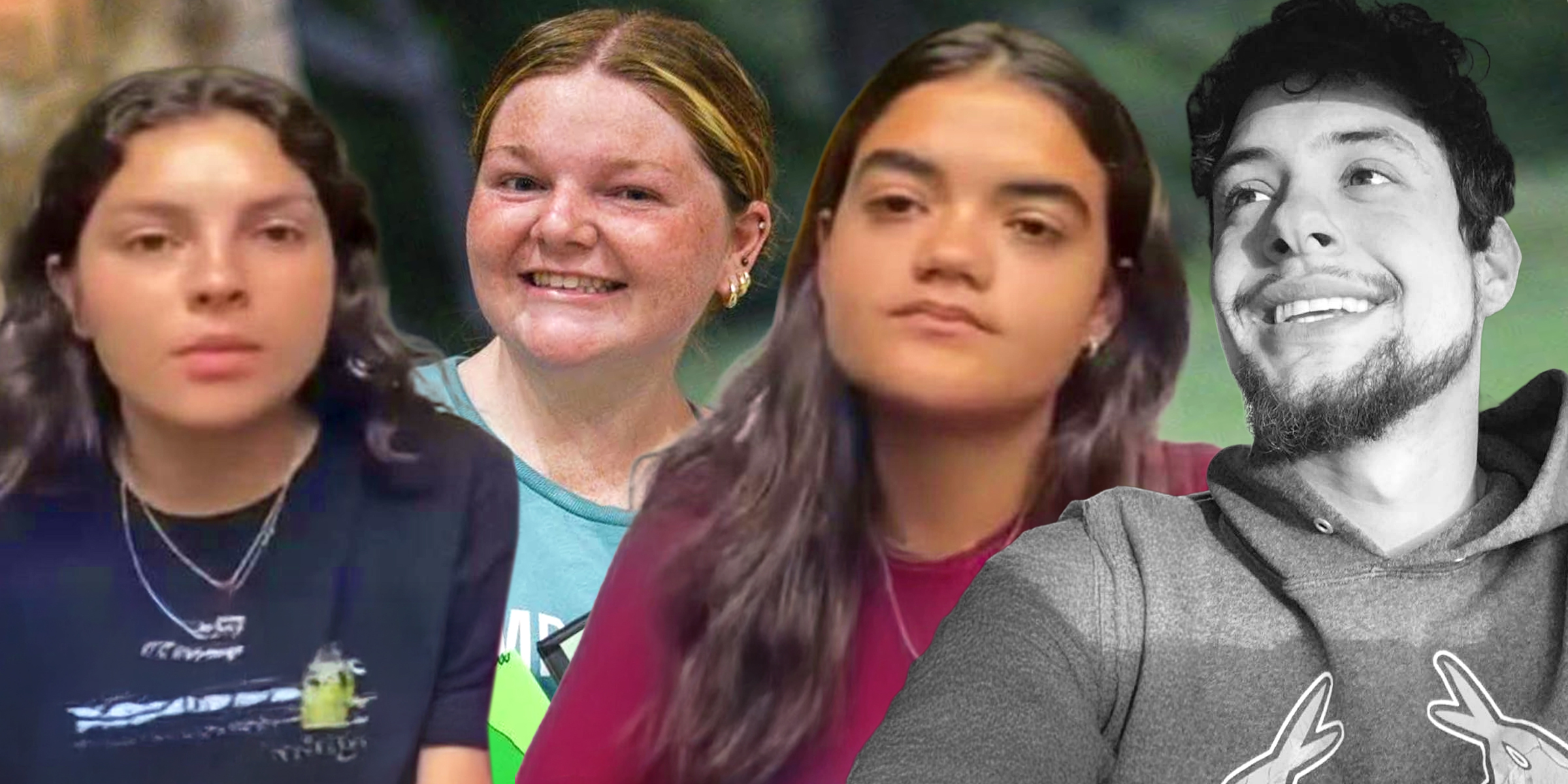 Silvana Garza Valdez | Emma Foltz | María Paula Zárate | Julian Ryan | Source: X/LakotaMan1 | Facebook/ryanwolftvnews | Facebook/kaitlynrossjournalist