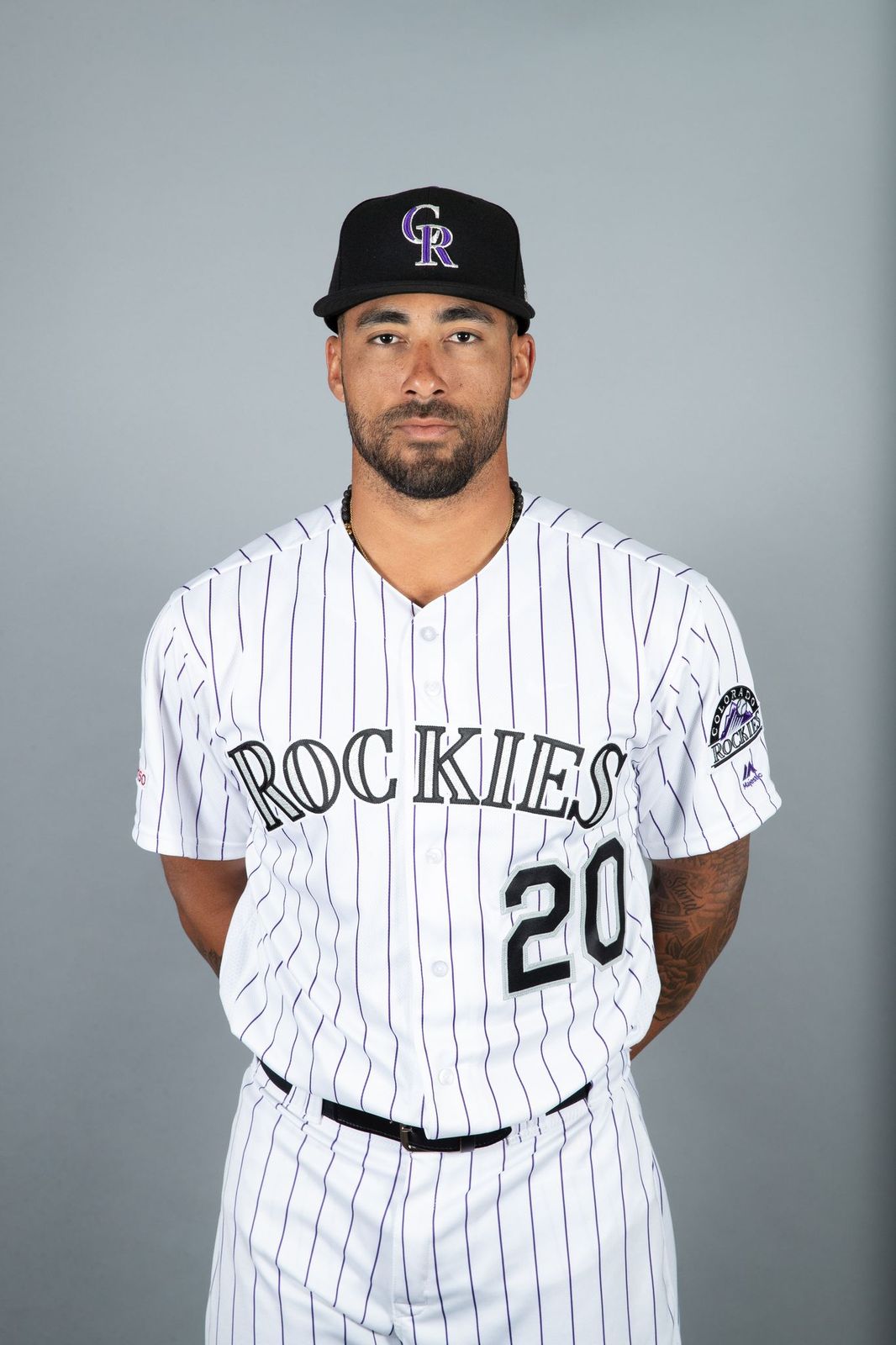 Ian Desmond poses during Photo Day on Wednesday in February 2019 in Scottsdale, Arizona | Source: Getty Images