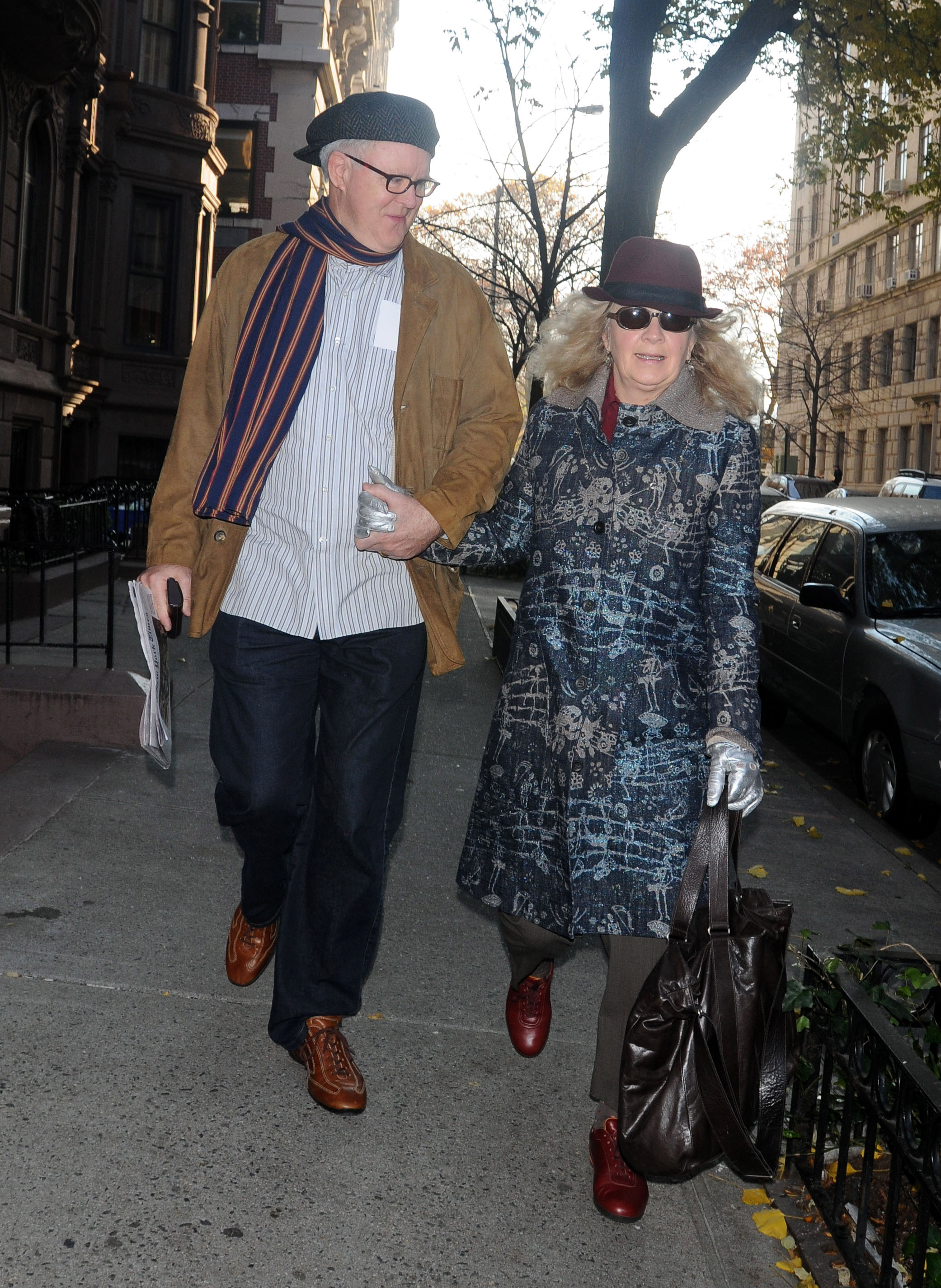 John Lithgow and Jean Taynton are pictured as they go shopping on 80th St West side on November 24, 2010, in New York City | Source: Getty Images
