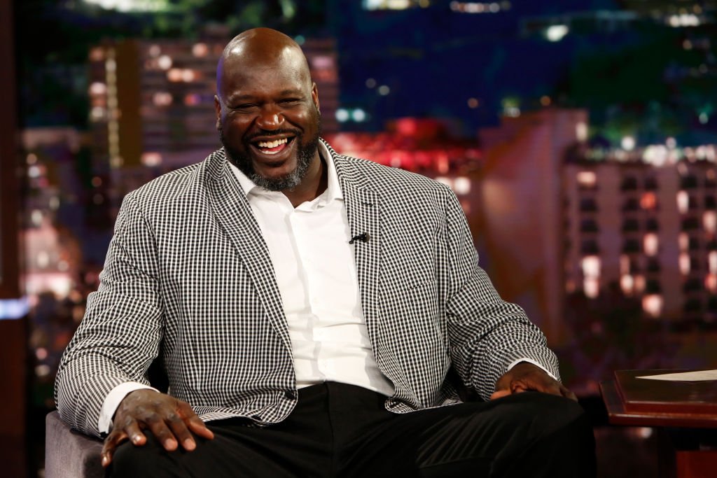 Shaquille O'Neal on the set of "Jimmy Kimmel Live!" on Tuesday, July 16, 2019. | Source: Getty Images