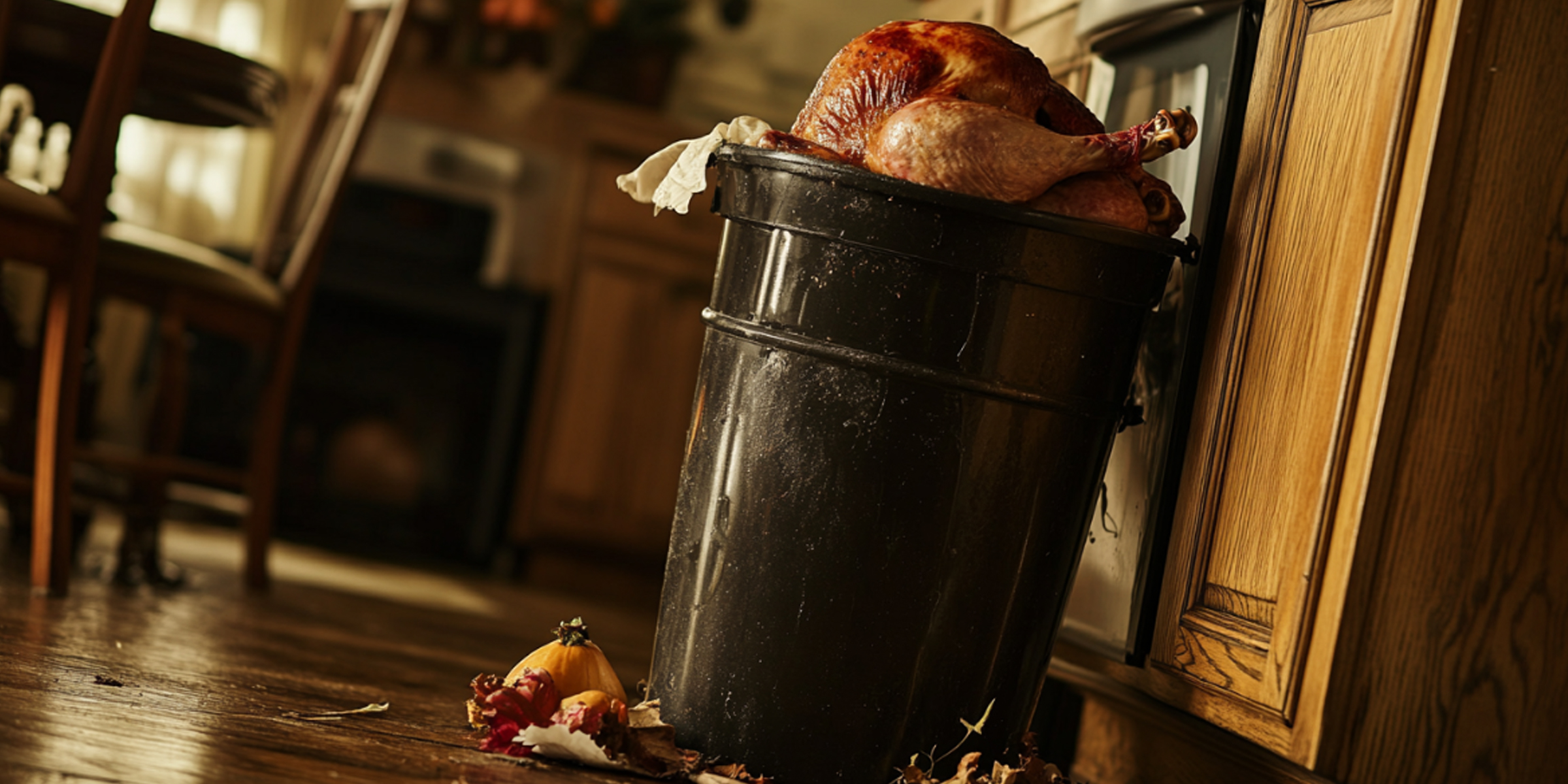 A turkey in the trashcan | Source: AmoMama