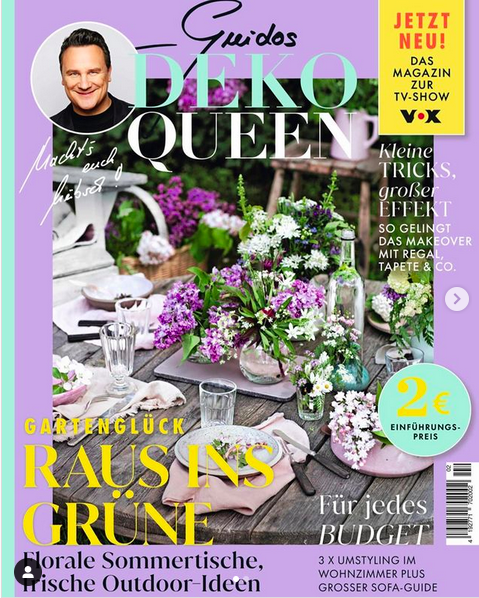 Eine Ausgabe des Magazins Deko Queen von Guido Maria Kretschmer.  | Quelle: instagram.com/guidomariakretschmer