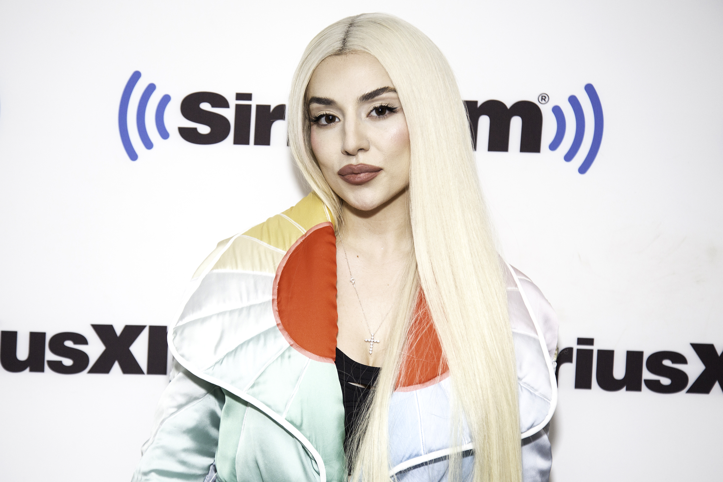 Ava Max visits SiriusXM Studios on February 13, 2023, in New York City. | Source: Getty Images