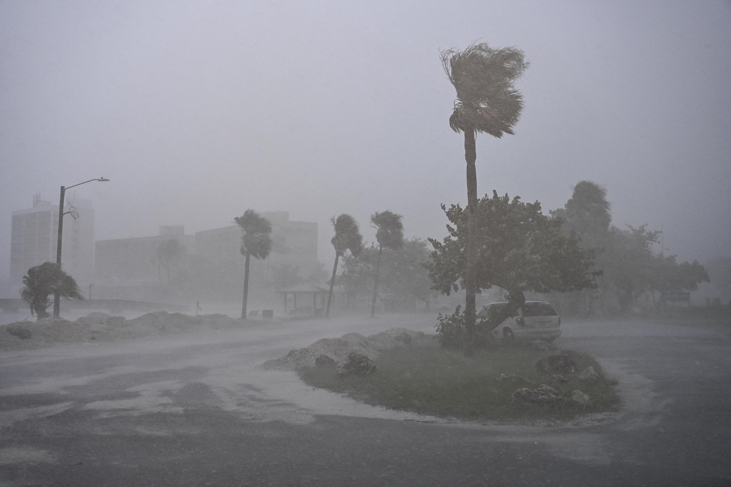 Hurricane Milton approaches Fort Myers, Florida on October 9, 2024 | Source: Getty Images