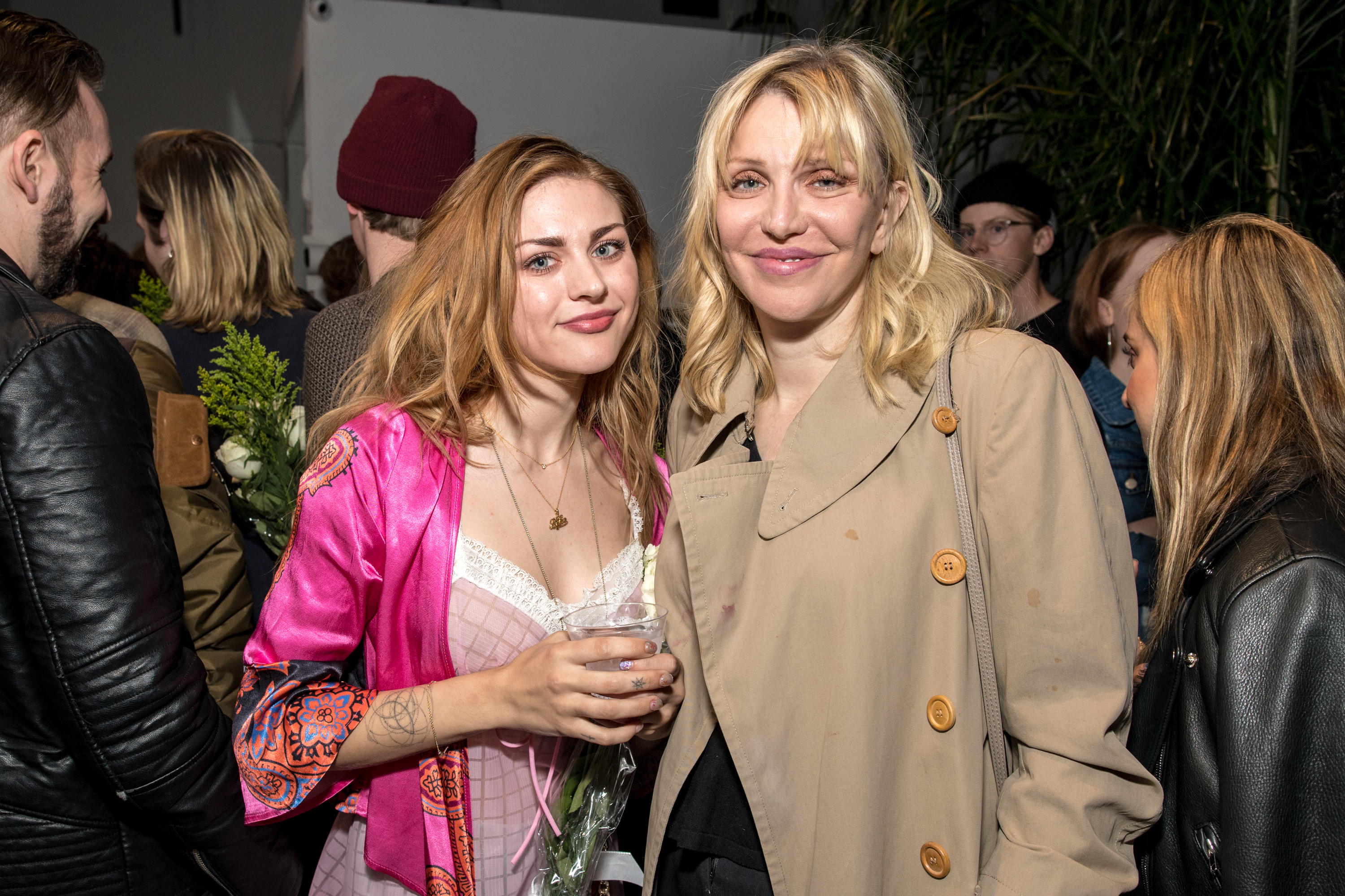 Frances Bean Cobain and Courtney Love attend the Other Peoples Children launch and store opening at Other Peoples Children on March 8, 2018, in Los Angeles, California | Source: Getty Images