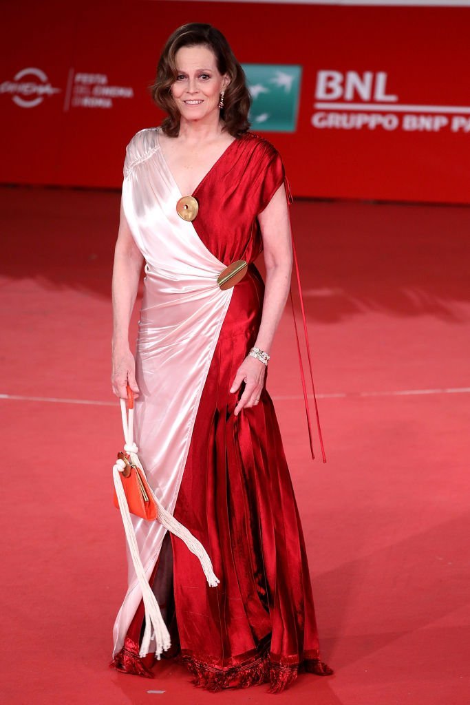 Sigourney Weaver walks the red carpet during the 13th Rome Film Fest at Auditorium Parco Della Musica | Getty Images