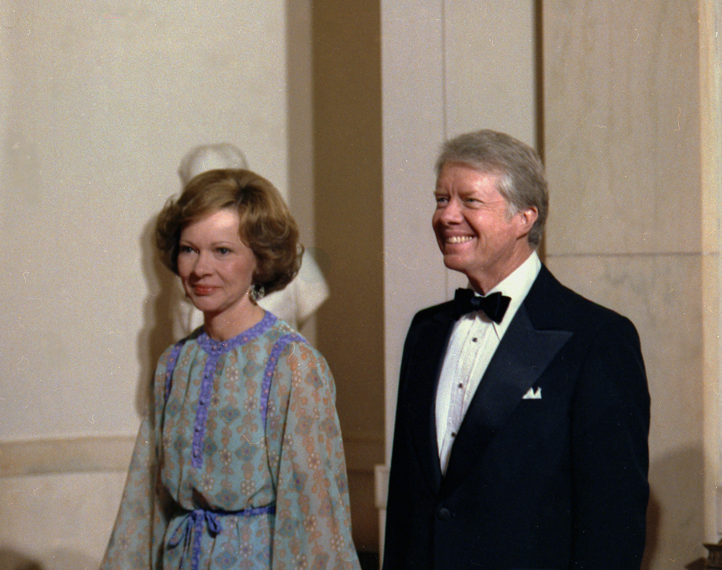Rosalynn and Jimmy Carter at a formal event in 1978. | Source: Getty Images