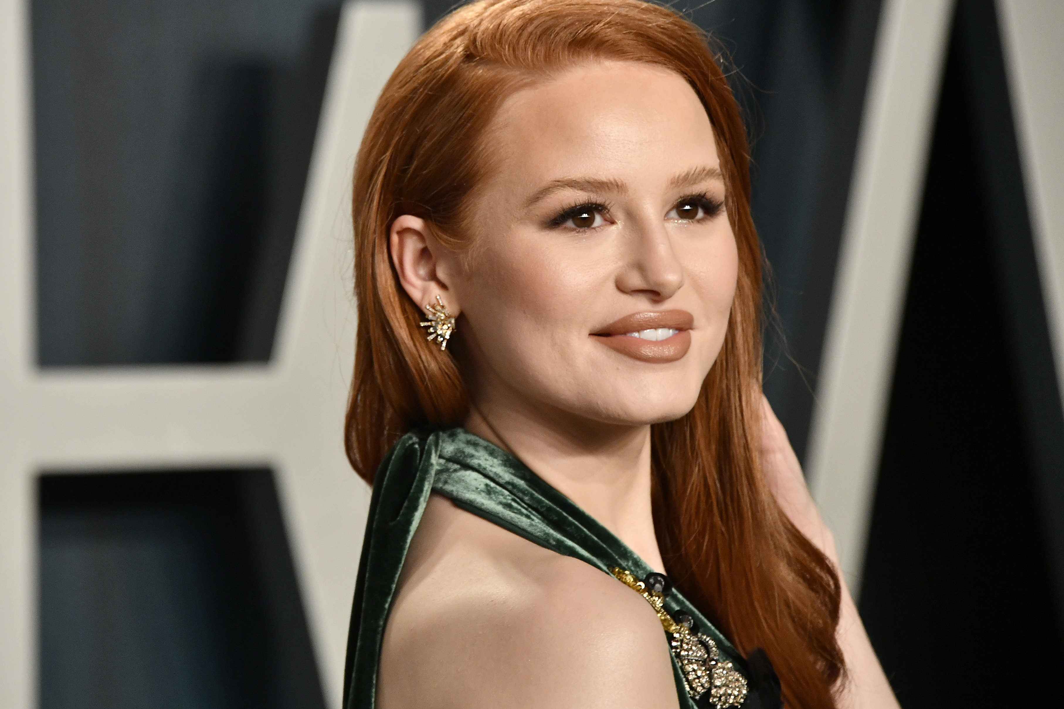 Madelaine Petsch at the Vanity Fair Oscar Party at Wallis Annenberg Center for the Performing Arts in Beverly Hills, California, on February 09, 2020. | Source: Getty Images