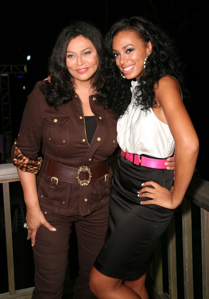 Tina Knowles and Solange at EMM Group's THE Estate on July 18, 2008 in Bridgehampton, New York | Source: Getty Images