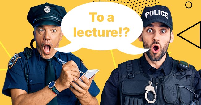 Going to a lecture at 2am? The officers are in for more surprise | Photo: Amomama