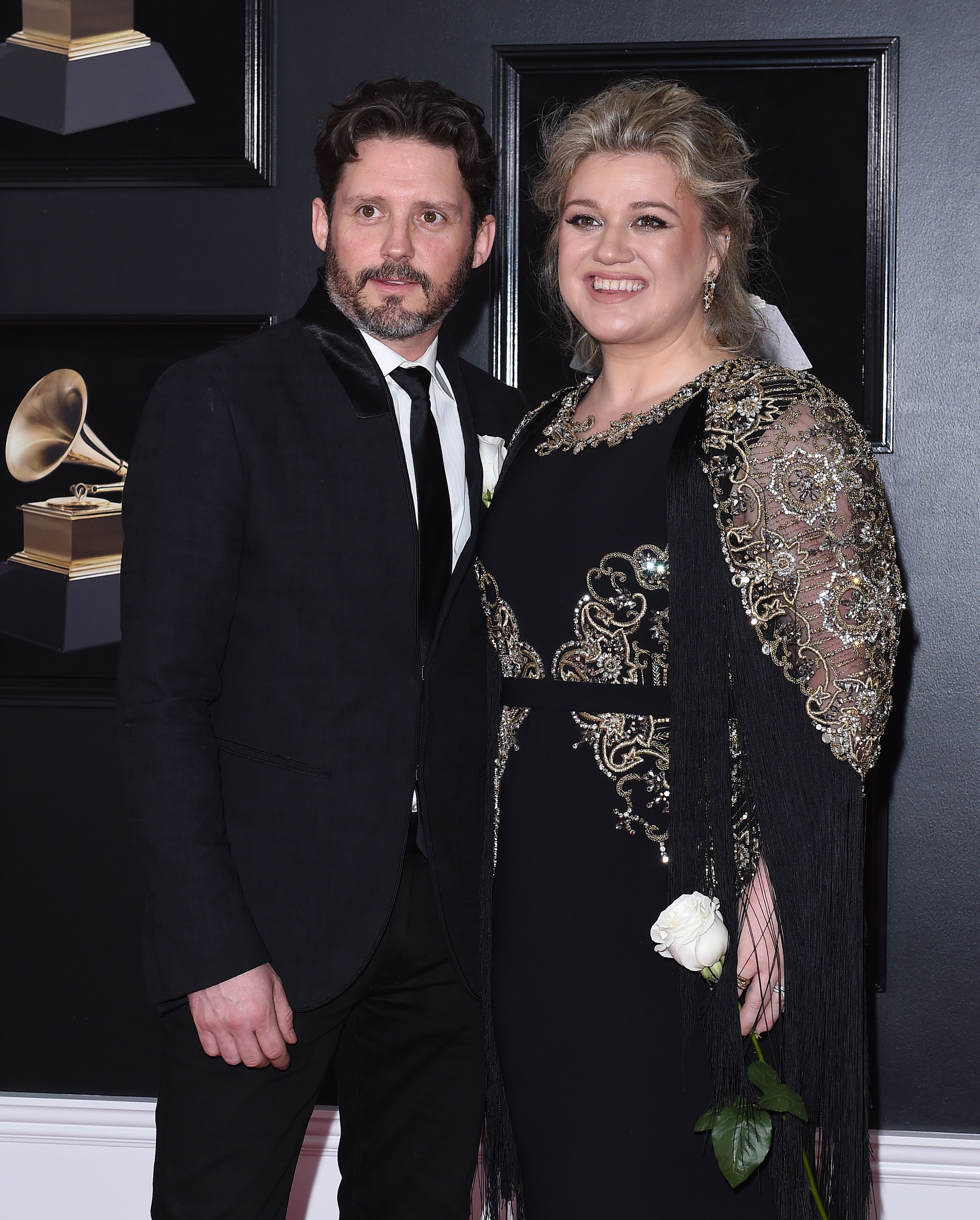 Kelly Clarkson and Brandon Blackstock at the 60th Annual GRAMMY Awards at Madison Square Garden on January 28, 2018 | Photo: Getty Images