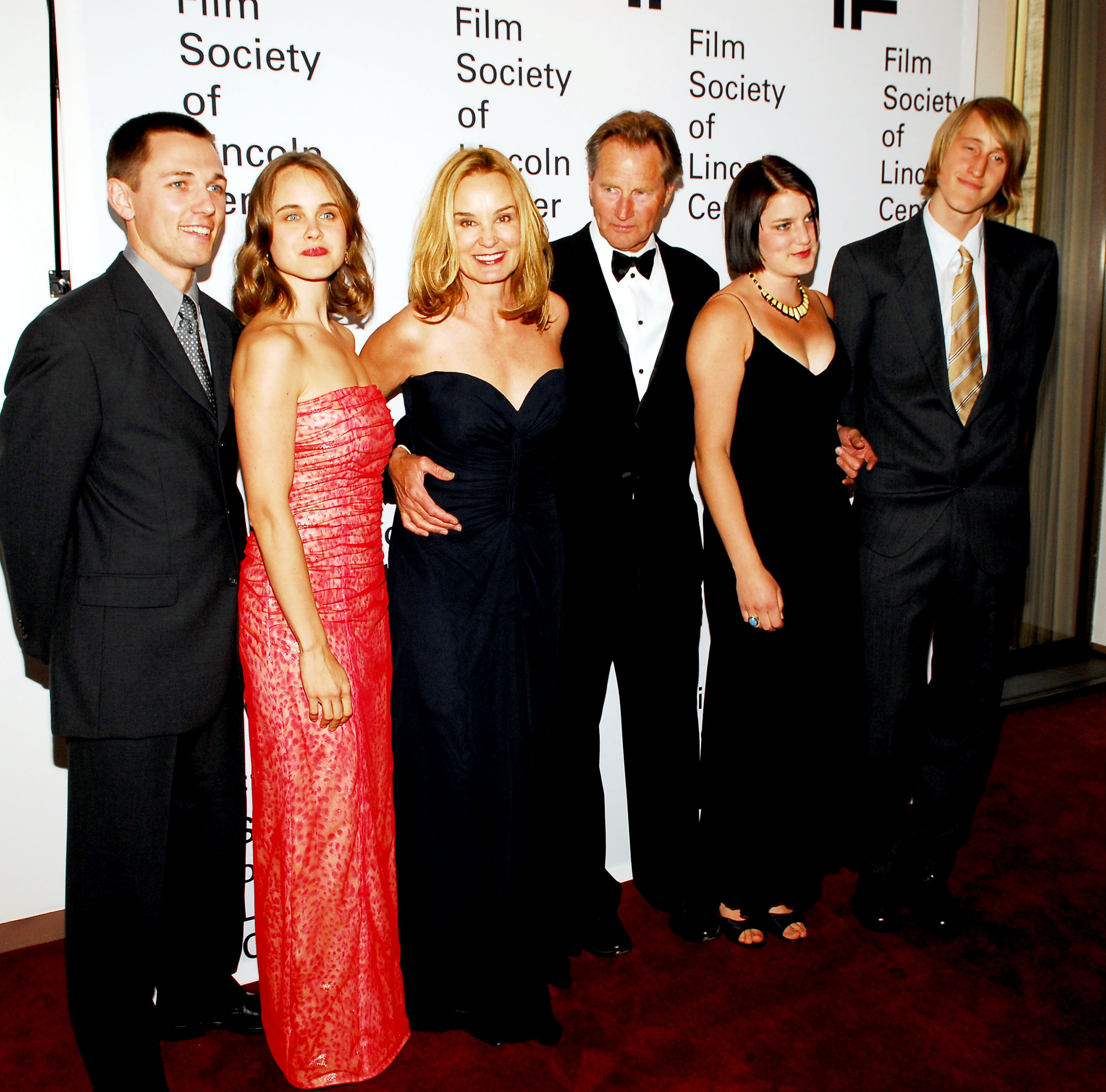 Bruce Bryan, Shura Baryshnikov, Jessica Lange, Sam Shepard, Hannah Shepard and Walker Shepard in 2011 | Source: Getty Images