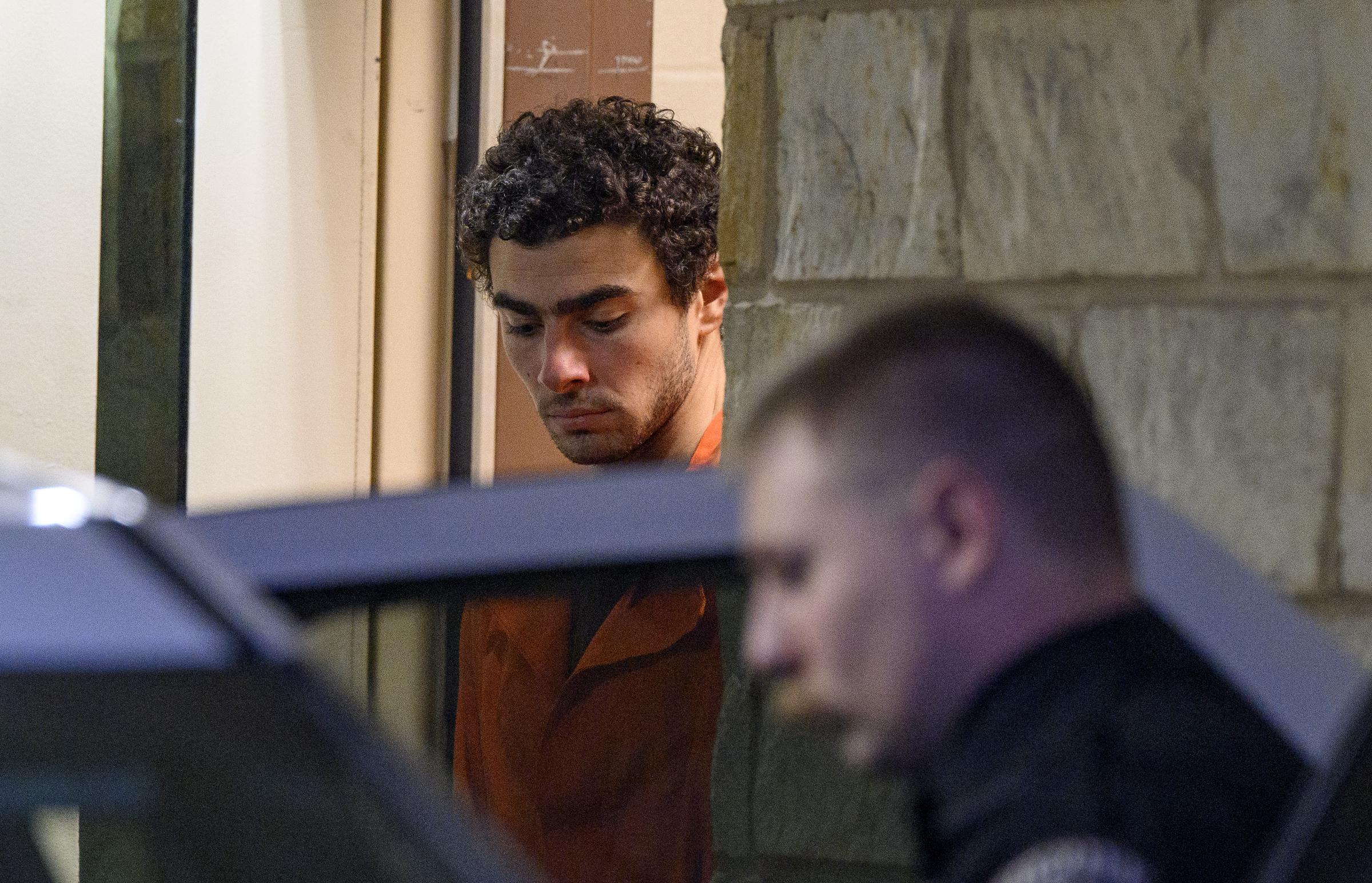 Luigi Mangione is led into the Blair County Courthouse for an extradition hearing in Hollidaysburg, Pennsylvania, on December 10, 2024 | Source: Getty Images