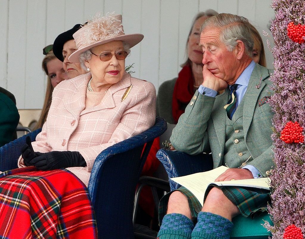 Queen Elizabeth II and Prince Charles, Prince of Wales attend the annual Braemar Highland Games at The Princess Royal and Duke of Fife Memorial Park. | Source: Getty Images