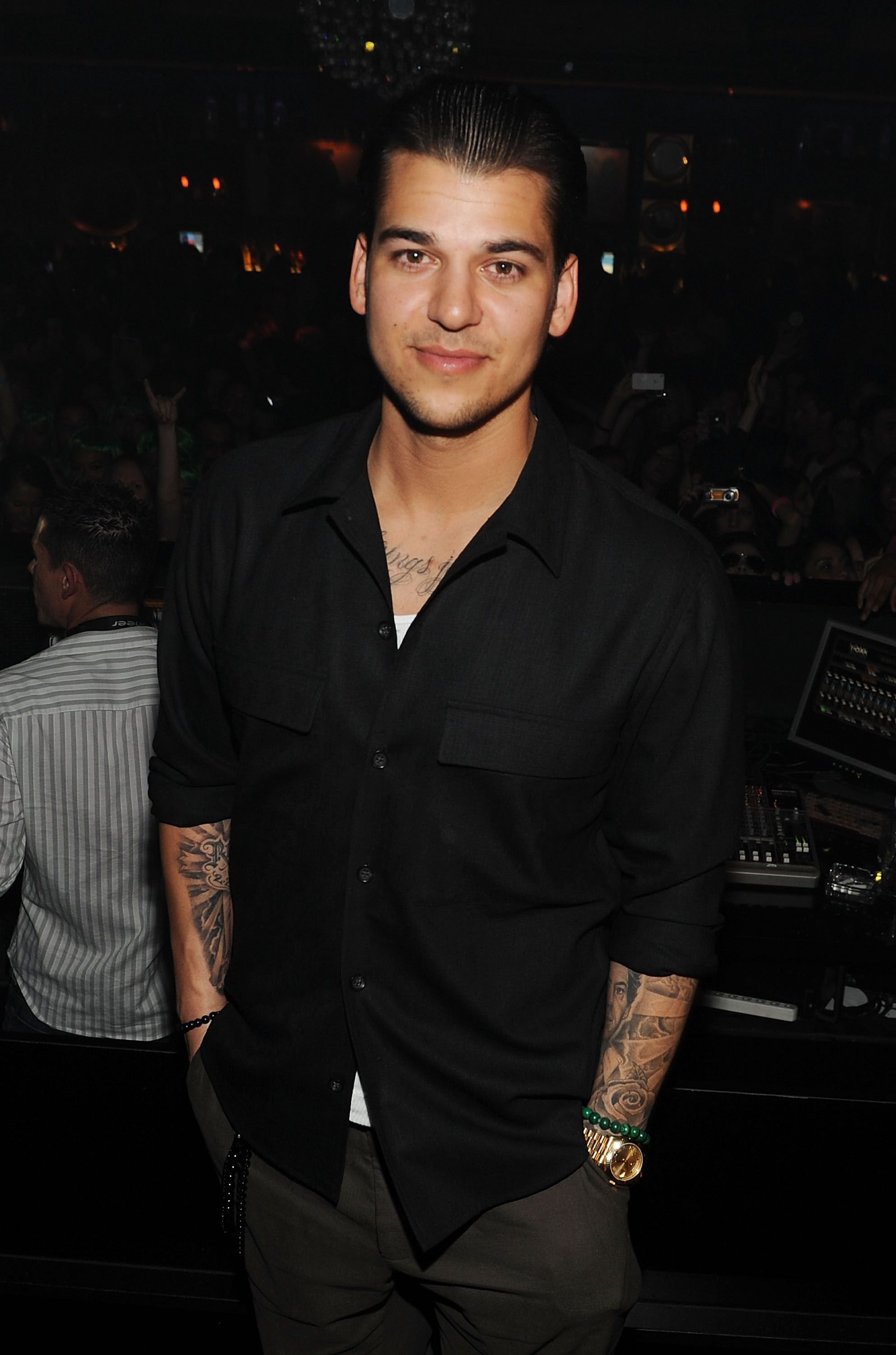 Rob Kardashian during his birthday at 1 Oak on March 16, 2012 in Las Vegas, Nevada. | Source: Getty Images