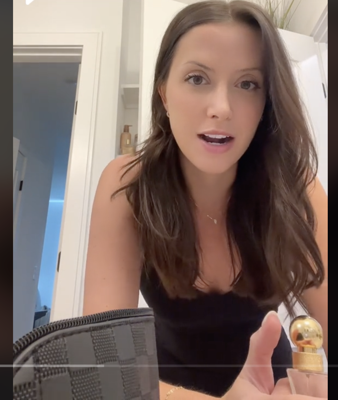 Nicole Christine sharing her shocking story, as seen in a video dated October 22, 2023 | Source: TikTok/itsnicolechristine