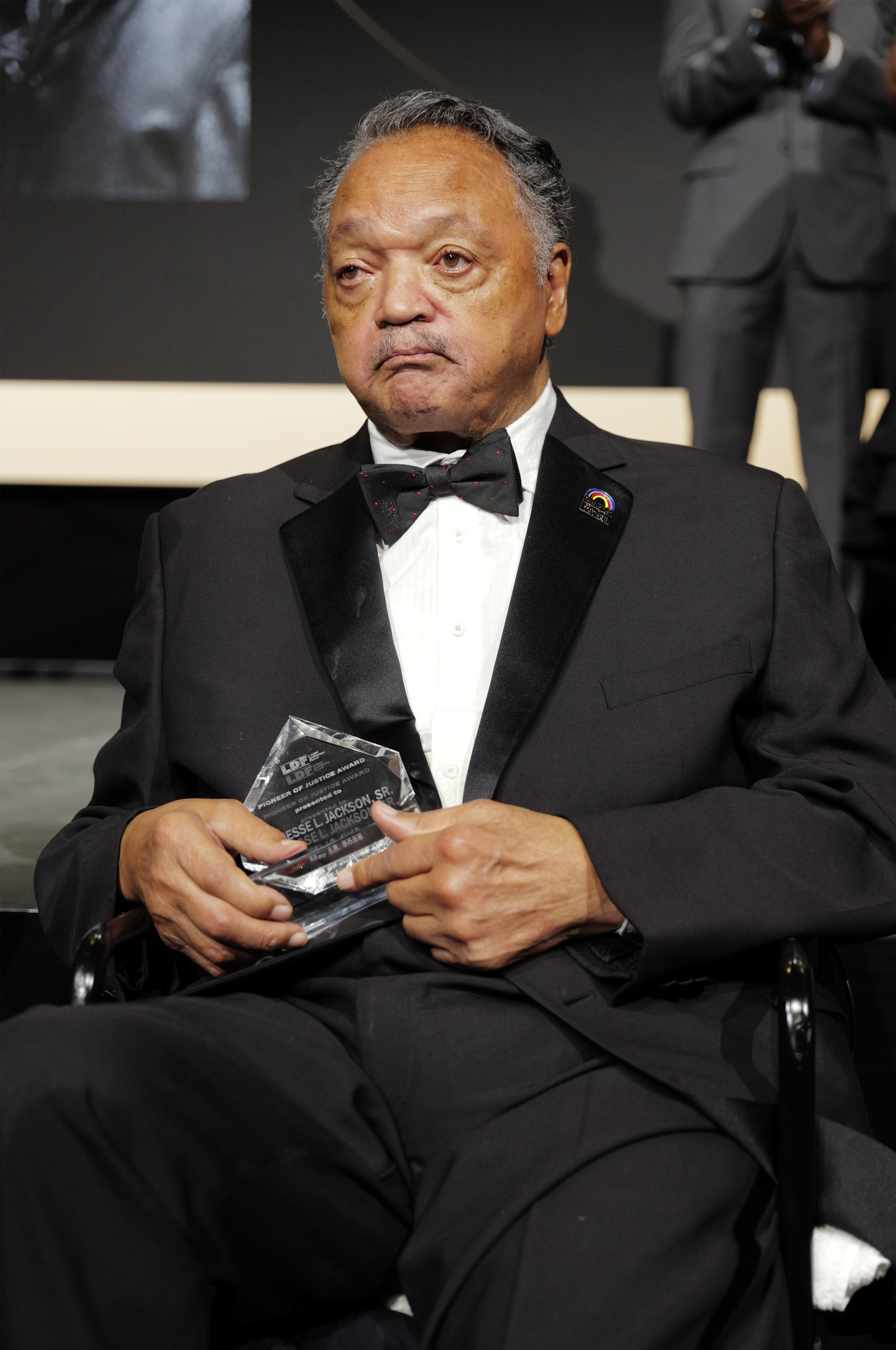 Reverend Jesse Jackson attends the Legal Defense Fund's 37th National Equal Justice Awards Dinner (NEJAD) at The Glasshouse on May 15, 2025, in New York City. | Source: Getty Images