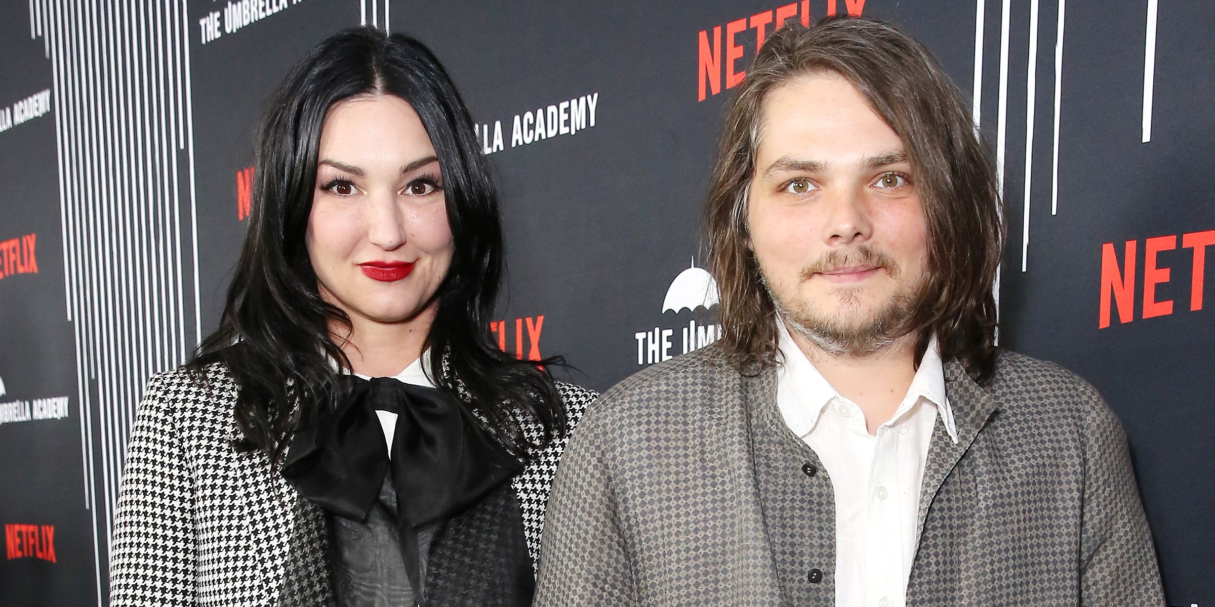 Lyn-Z and husband Gerard Way. | Source: Getty Images
