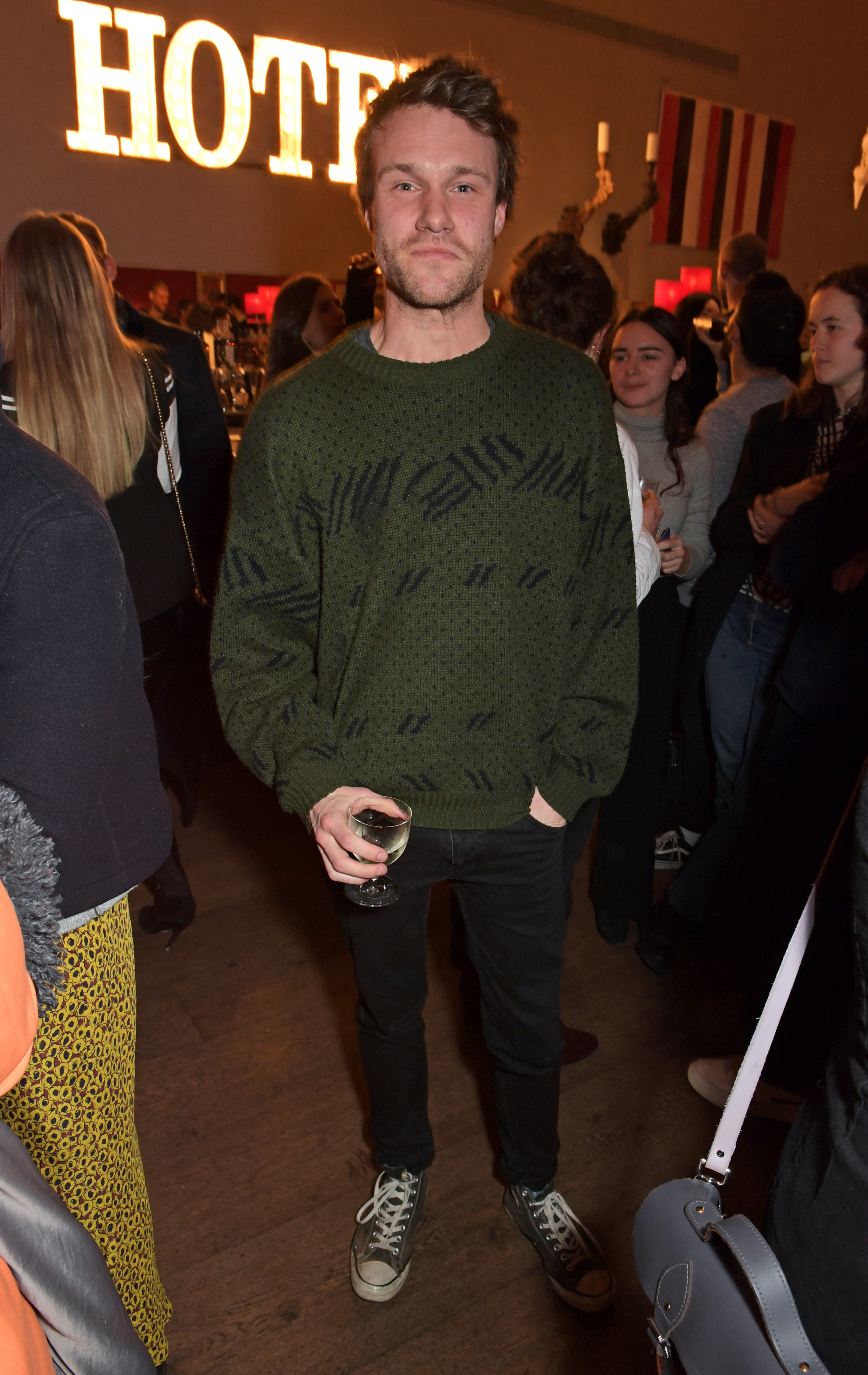 Hugh Skinner at The Ham Yard Hotel on February 13, 2020, in London, England. | Source: Getty Images