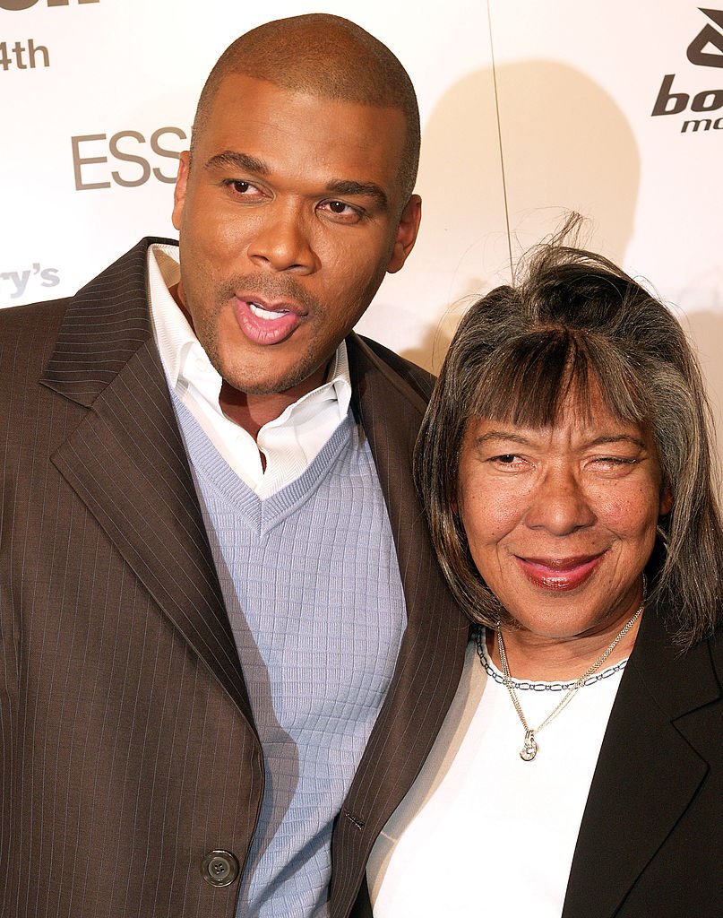 Tyler Perry and his mom, Maxine during Lionsgate Presents "Madea's Family Reunion" Los Angeles Premiere at Cinerama Dome on February 21, 2006. | Source: Getty Images