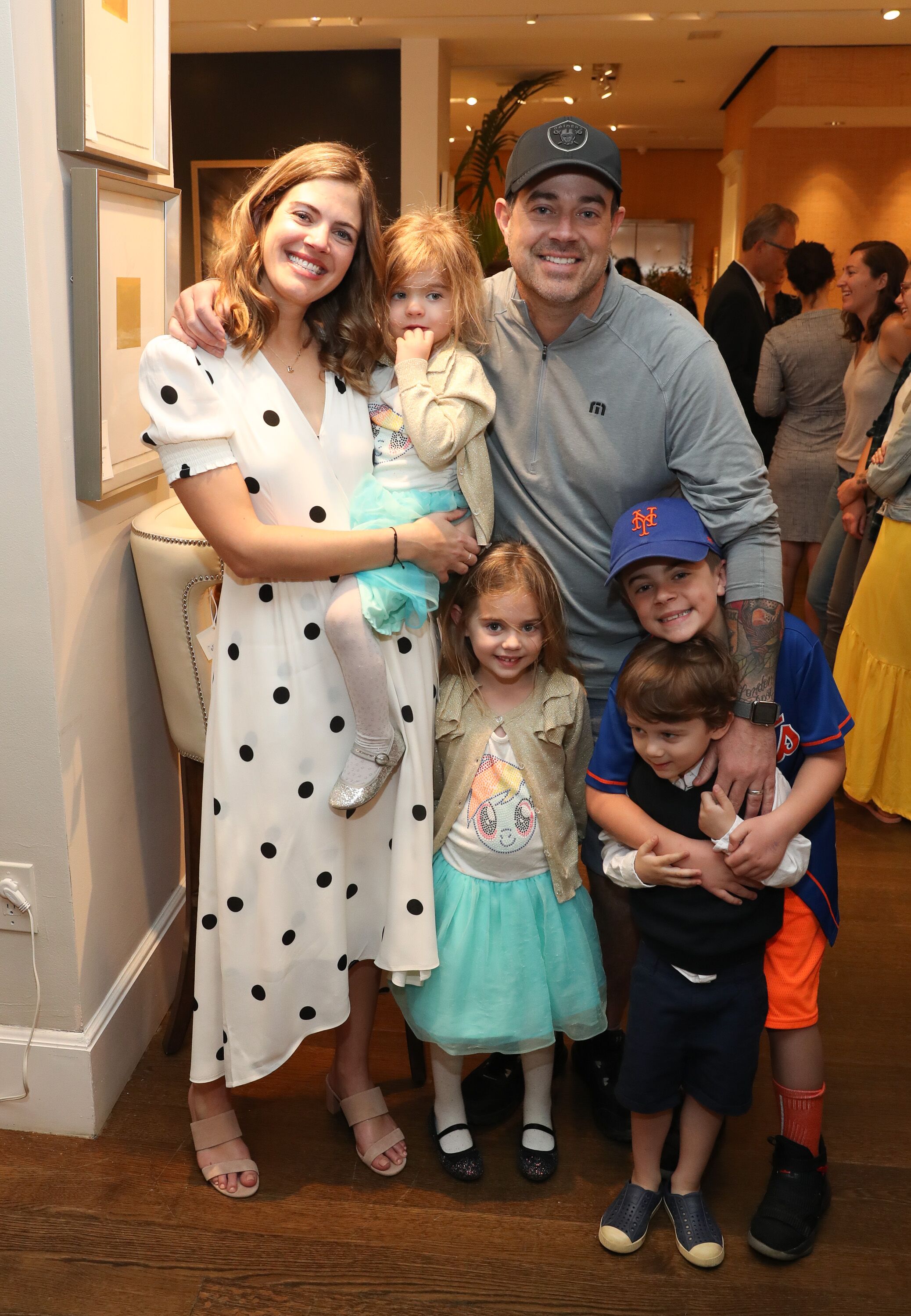 Carson and Siri Daly attend the "Siriously Delicious" by Siri Daly book launch with their children | Source: Getty Images