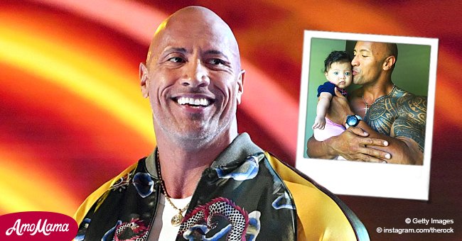 Dwayne 'The Rock' Johnson Shares Throwback Photo of Daughter Jasmine ...