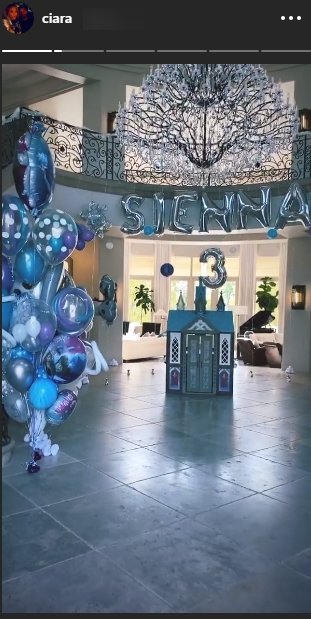 Ciara's daughter, Sienna's Elsa themed birthday party | Photo: Instagram/Ciara