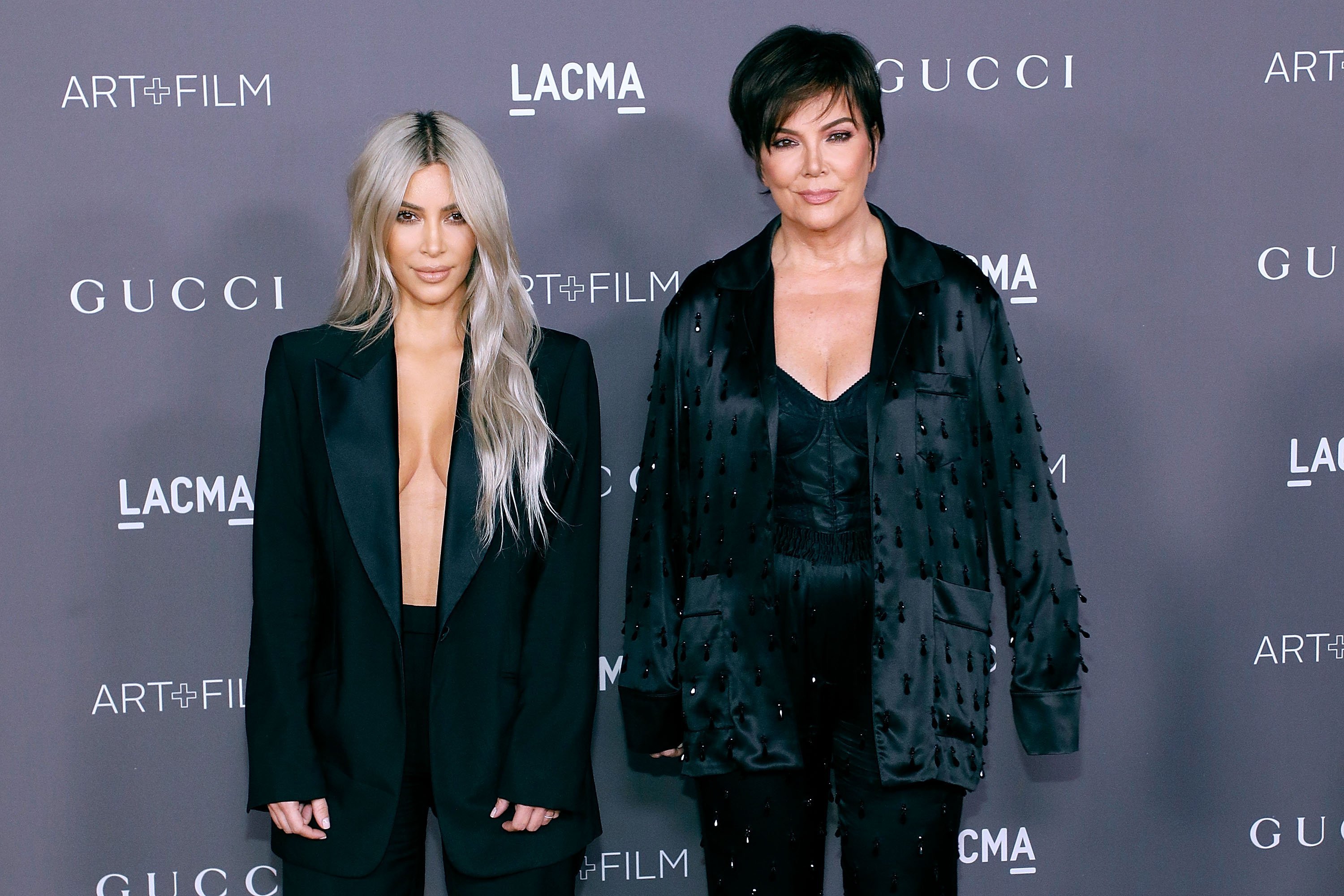 Kim Kardashian West and Kris Jenner attend the 2017 LACMA Art + Film Gala in Los Angeles, California on November 4, 2017 | Photo: Getty Images