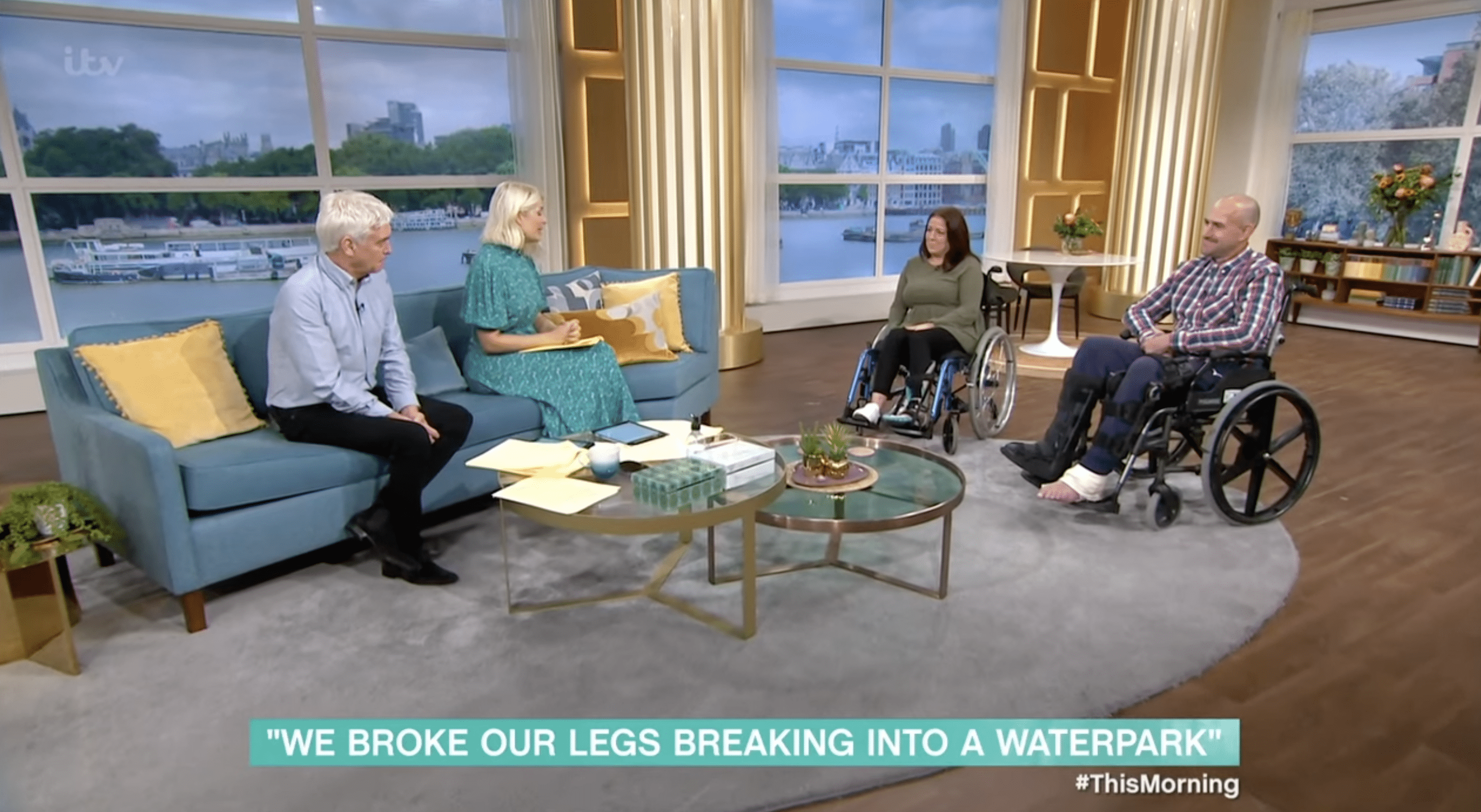 Claire Vickers and Barry Douglas shared the story of their horrible accident with "ThisMorning." | Photo: YouTube.com/ThisMorning