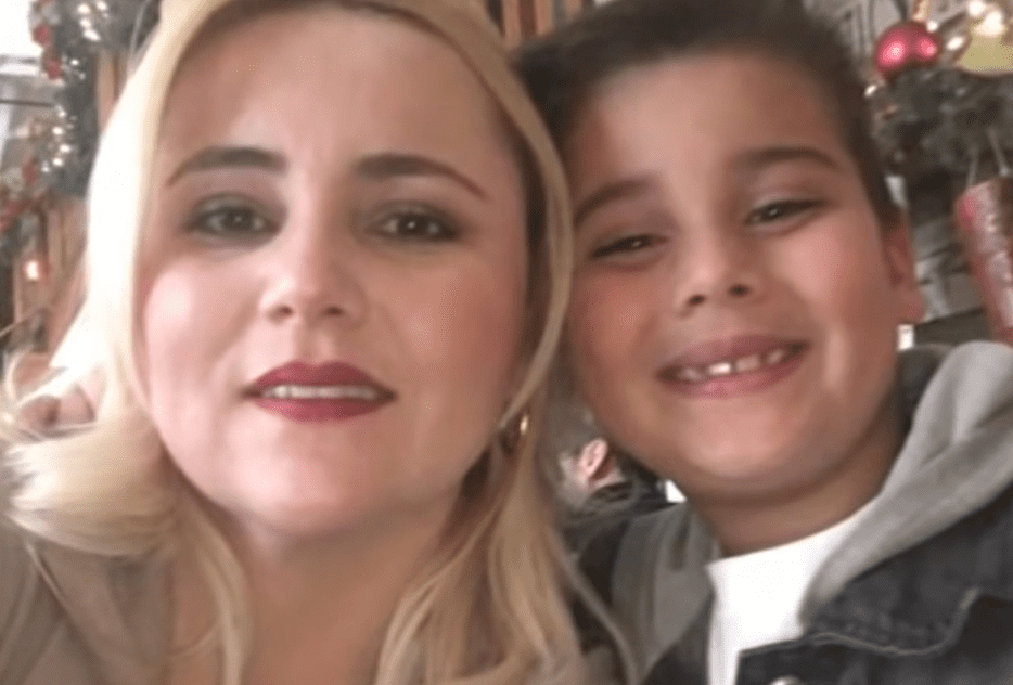 Alejandro Garcia-Herreros with his mother Yudy Catherine Bonilla Ramirez. | Source: youtube.com/ABC News