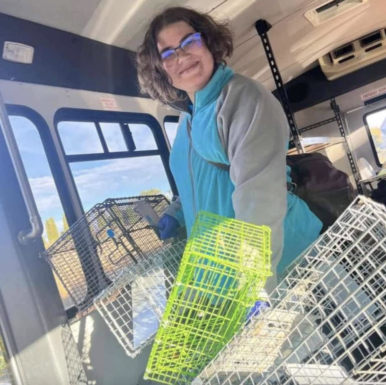 Serena Bennett is pictured during one of her rescue missions, dated May 21, 2025 | Source: Facebook/Lakelowellanimalrescue