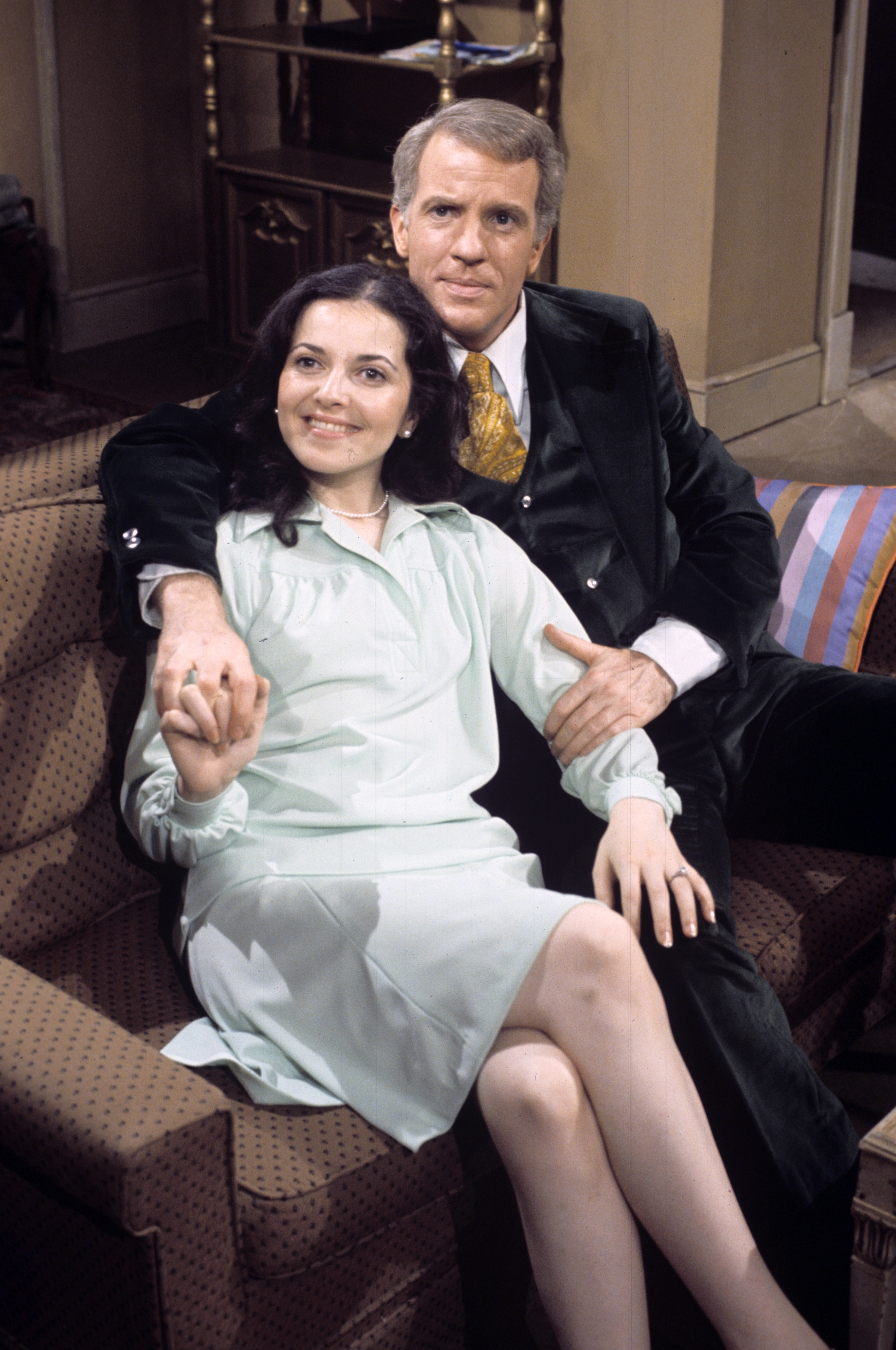 Peter White and Francesca James on "All My Children" circa 1975. | Source: Getty Images