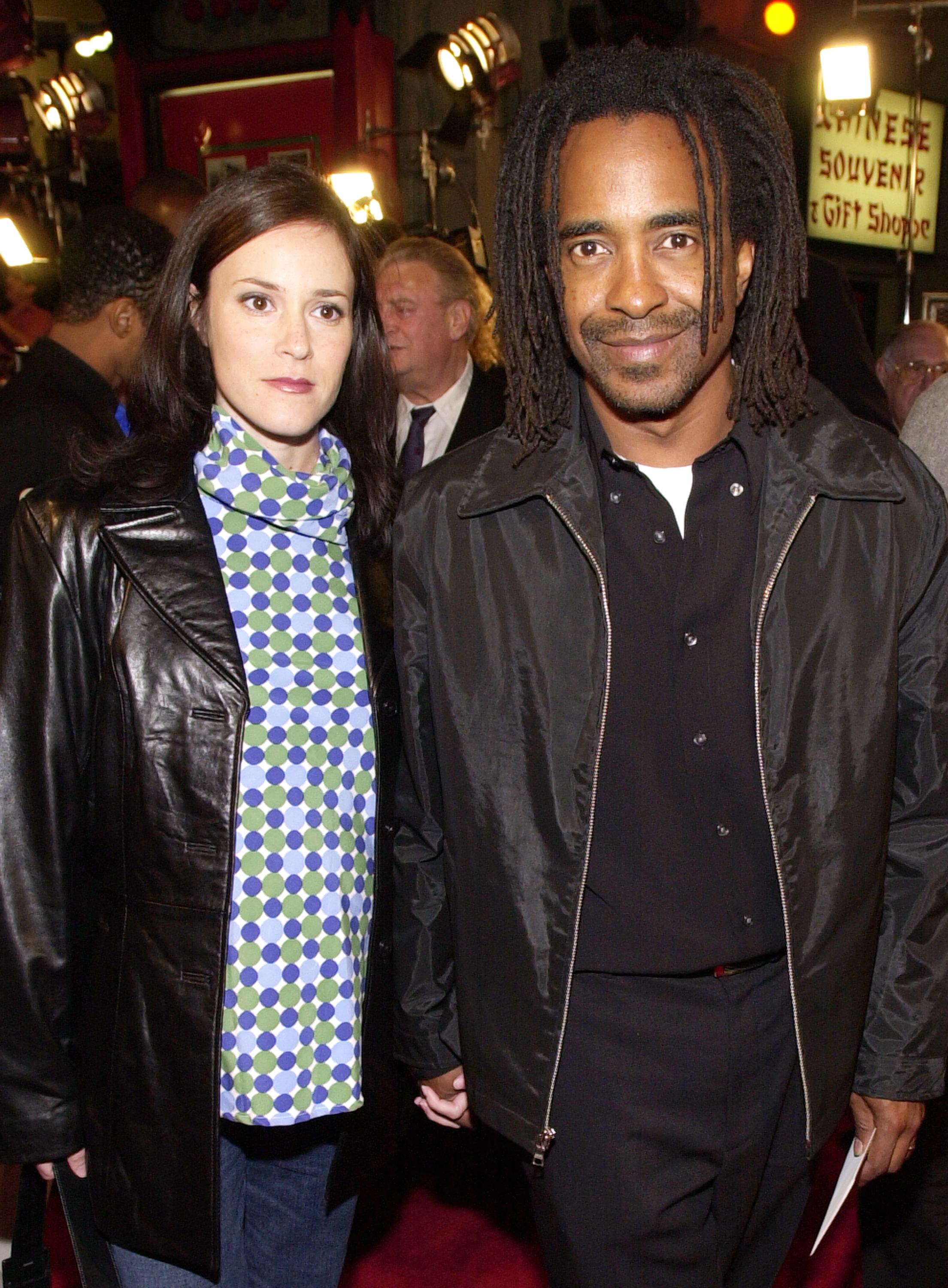Tim Meadows and Michelle Taylor at the premiere of New Line's "Little Nicky" at Mann's Chinese Theatre on November 2, 2000, in Hollywood, California. | Source: Getty Images