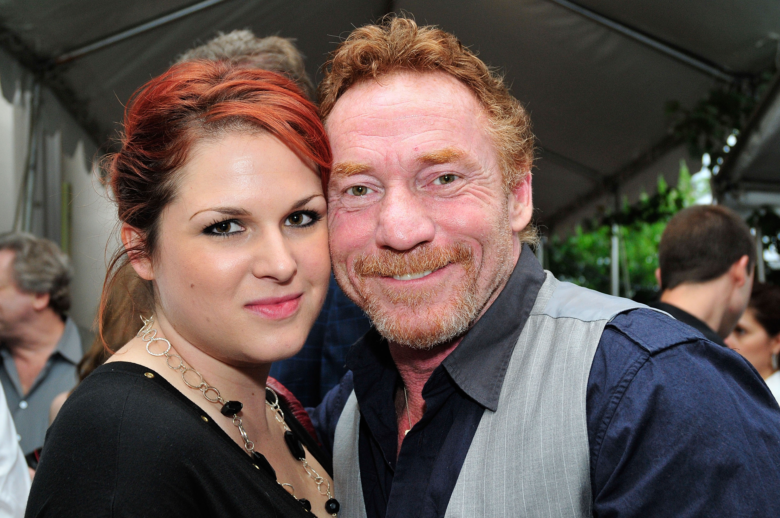 Radio/television personality and comedian Danny Bonaduce poses with fiance' Amy Railsback at the 4th annual Great Chefs Event Benefiting Alex's Lemonade Stand Foundation at Osteria Restaurant on June 17, 2009, in Philadelphia, Pennsylvania. | Source: Getty Images