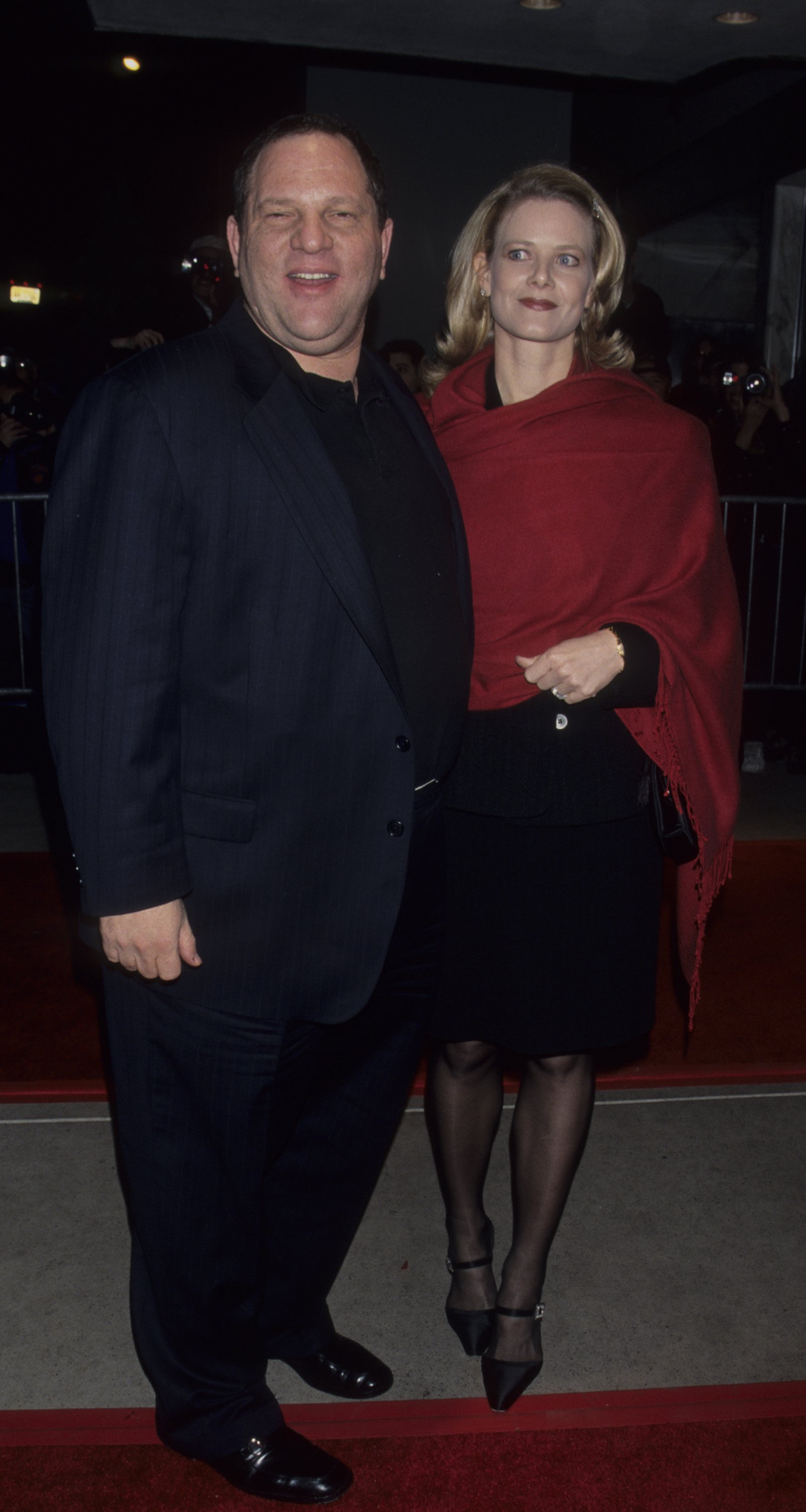 Harvey Weinstein and Eve Chilton Weinstein at the screening of "Little Voice" on November 23, 1998 | Source: Getty Images
