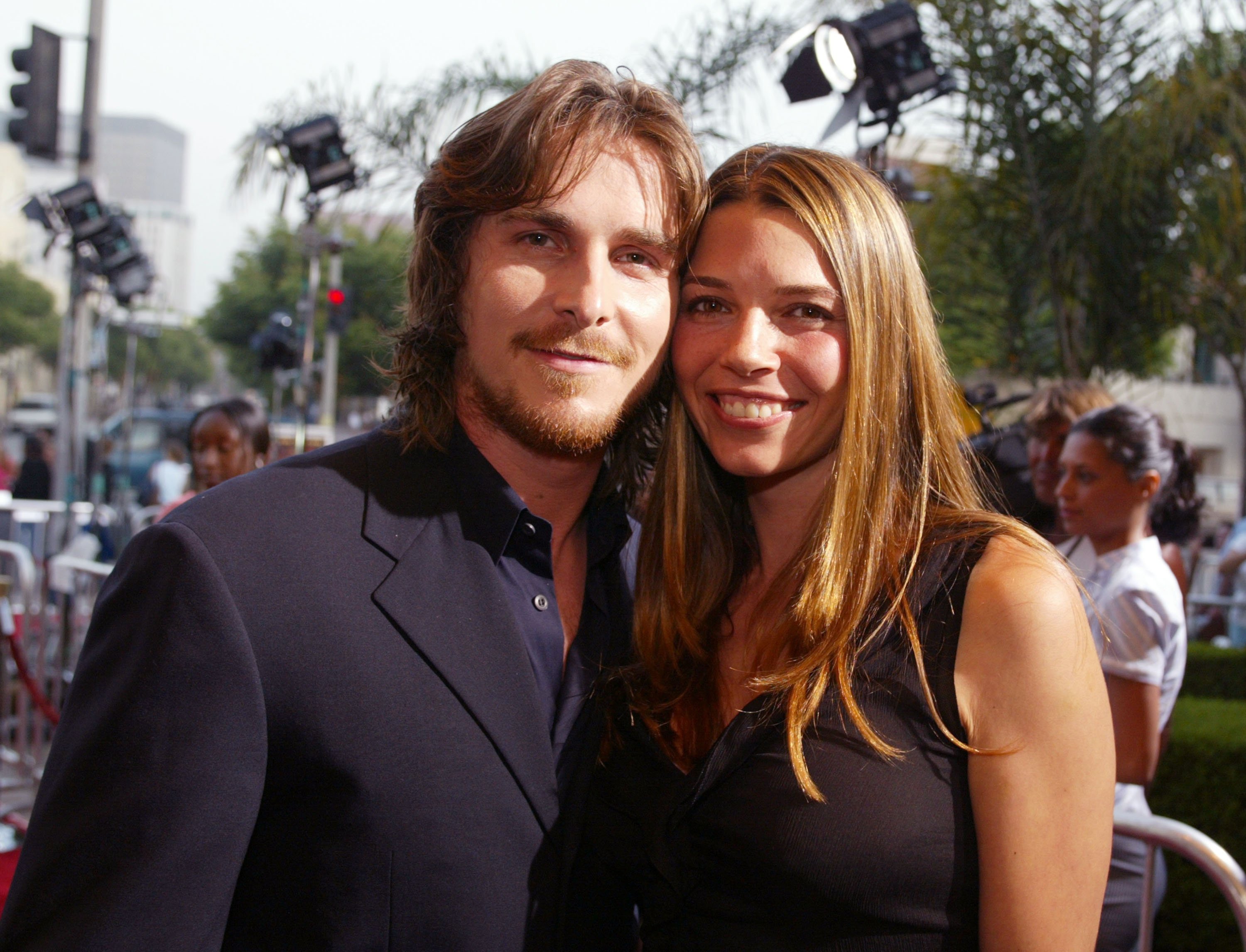 Christian Bale and Sibi Blažić at the Village Theatre in Westwood, California Tuesday, July 9, 2002 | Source: Getty Images