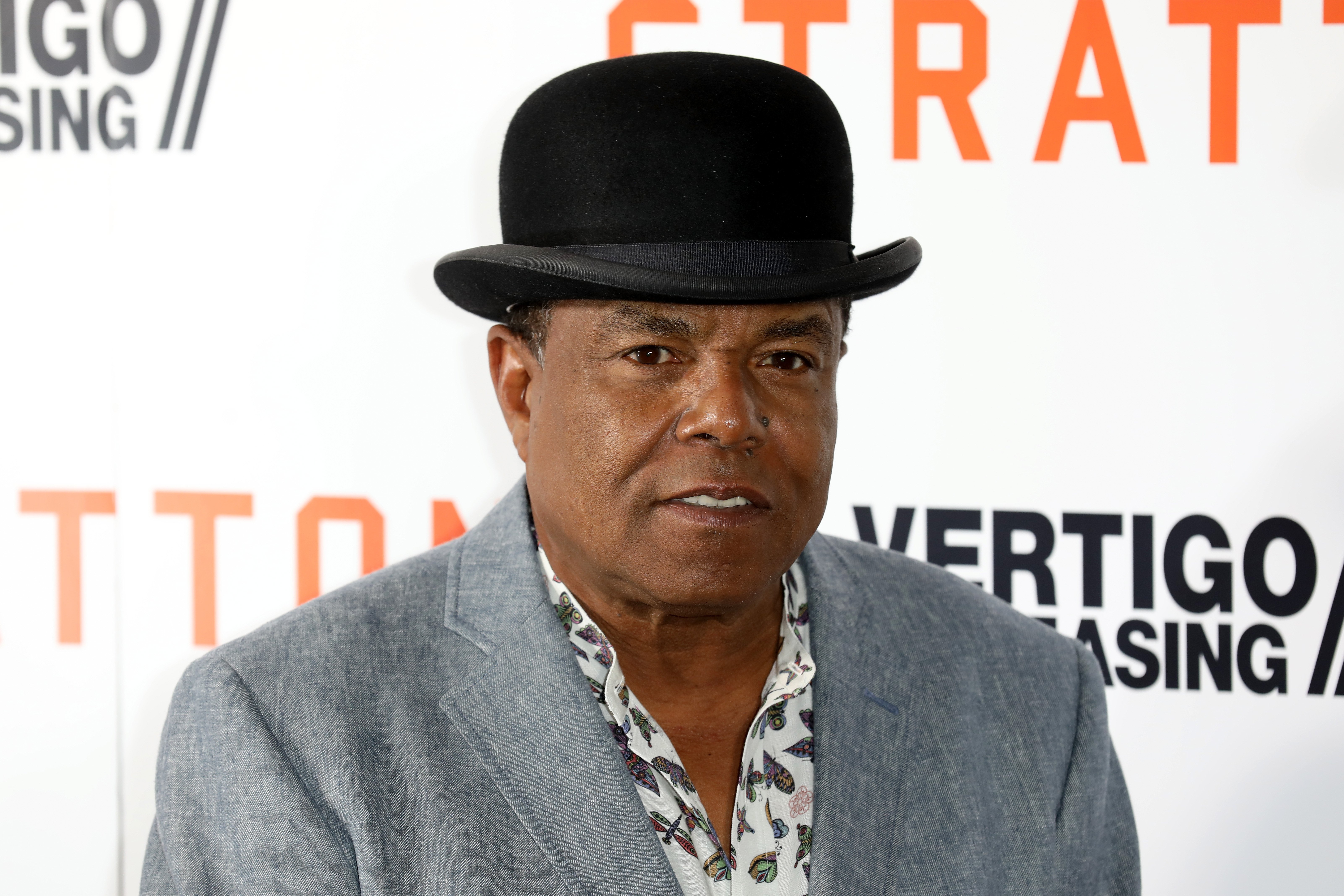 Tito Jackson attends the 'Stratton' UK premiere at the Vue West End on August 29, 2017, in London, England. | Source: Getty Images.