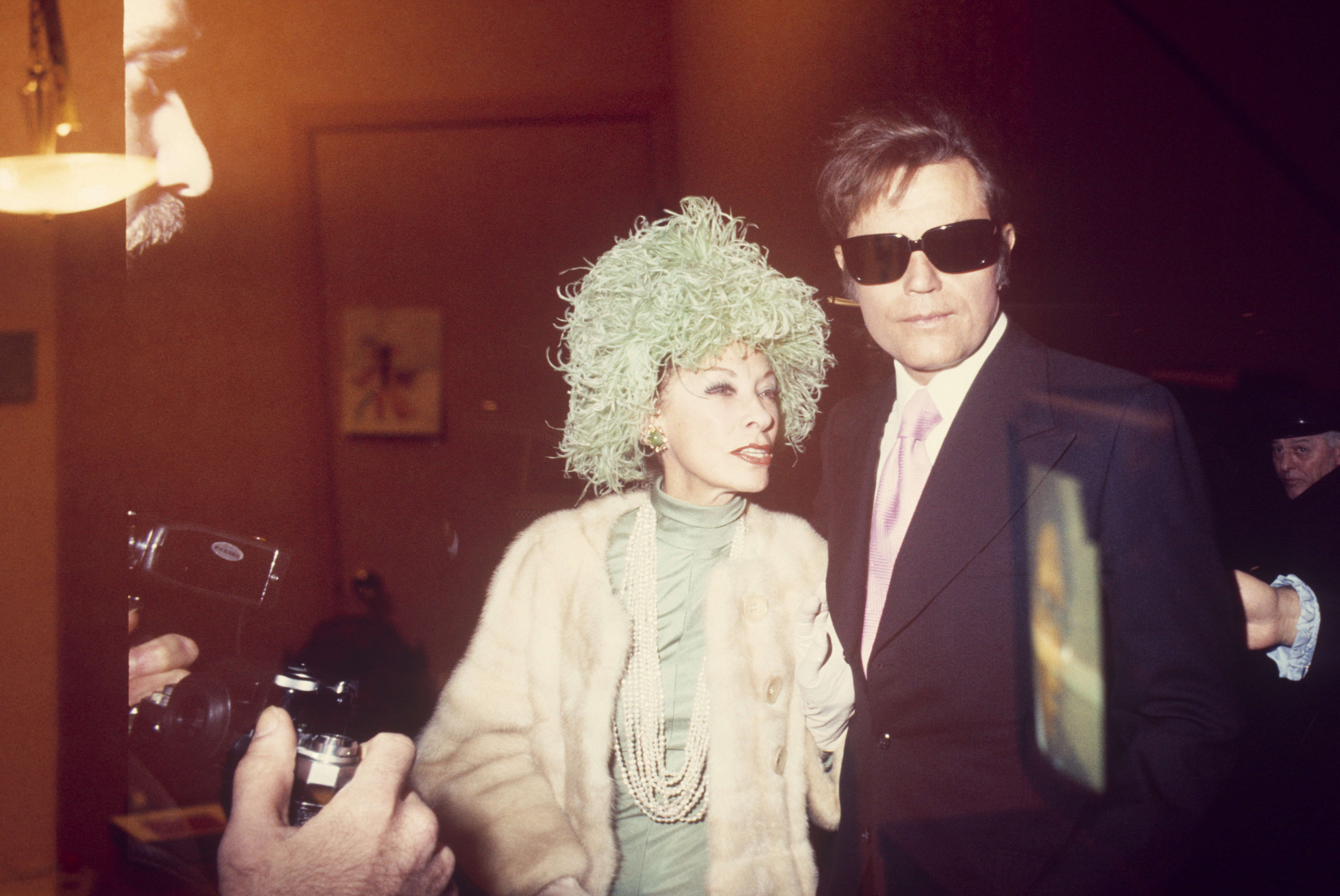 Actor Jack Lord and wife Marie Denarde on October 27, 1985 leave The Regency Hotel in New York City. | Source: Getty Images