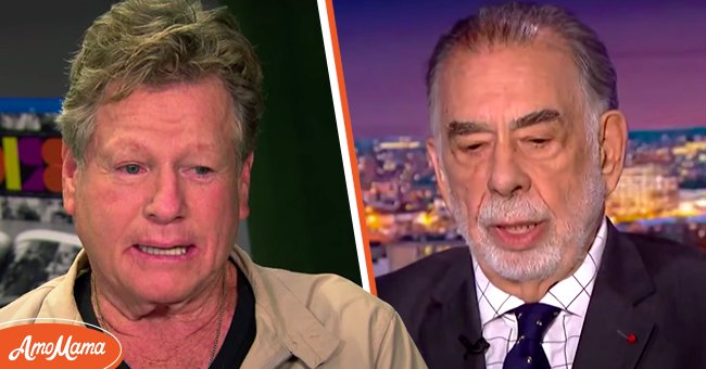Left: Ryan O'Neal on an interview with Rotten Tomatoes | Source: YouTube/Rotten Tomatoes Right: Francis Ford Coppola on MSNBC | Source: YouTube/MSNCB